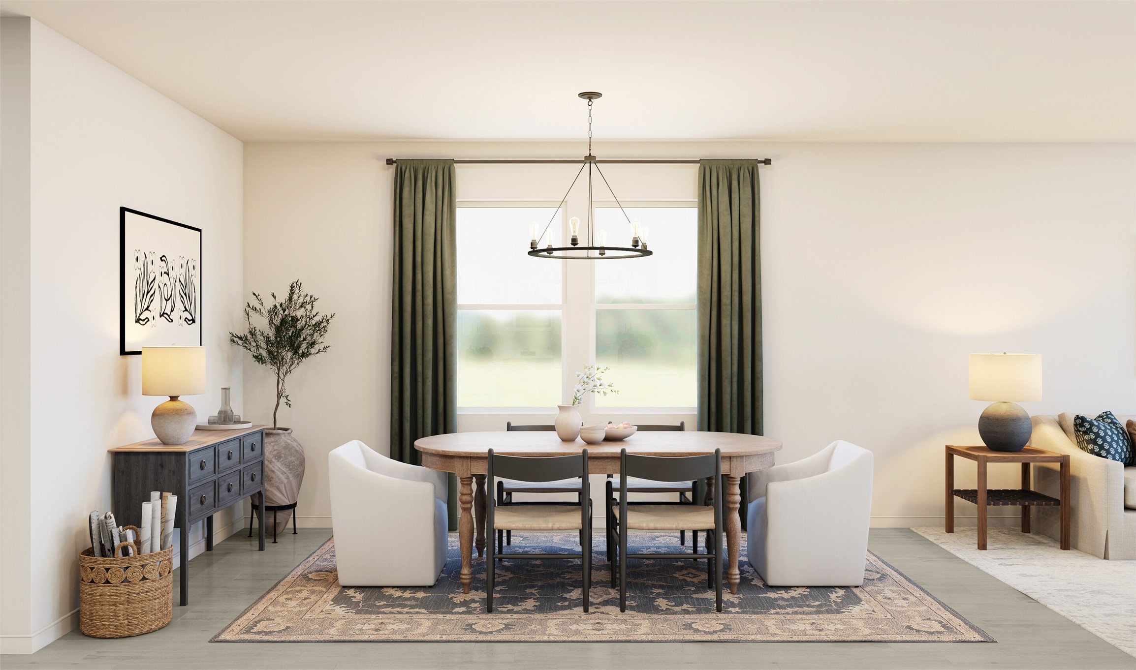 Charming dining area (*Artist rendering used for illustration purposes only.)