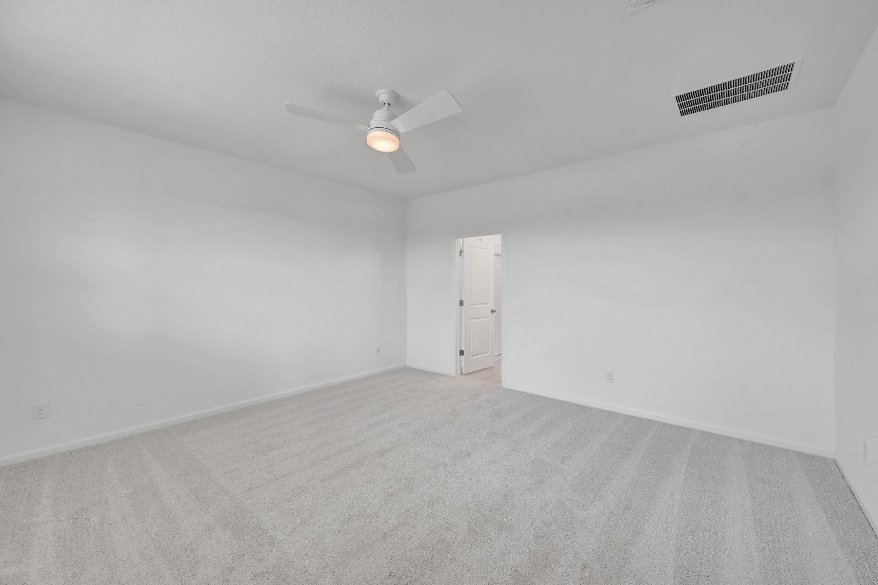 Secluded primary suite
