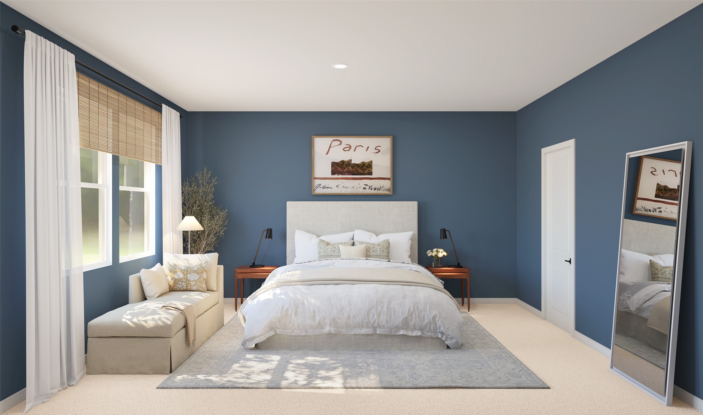Spacious primary suite (*Artist rendering used for illustration purposes only.)