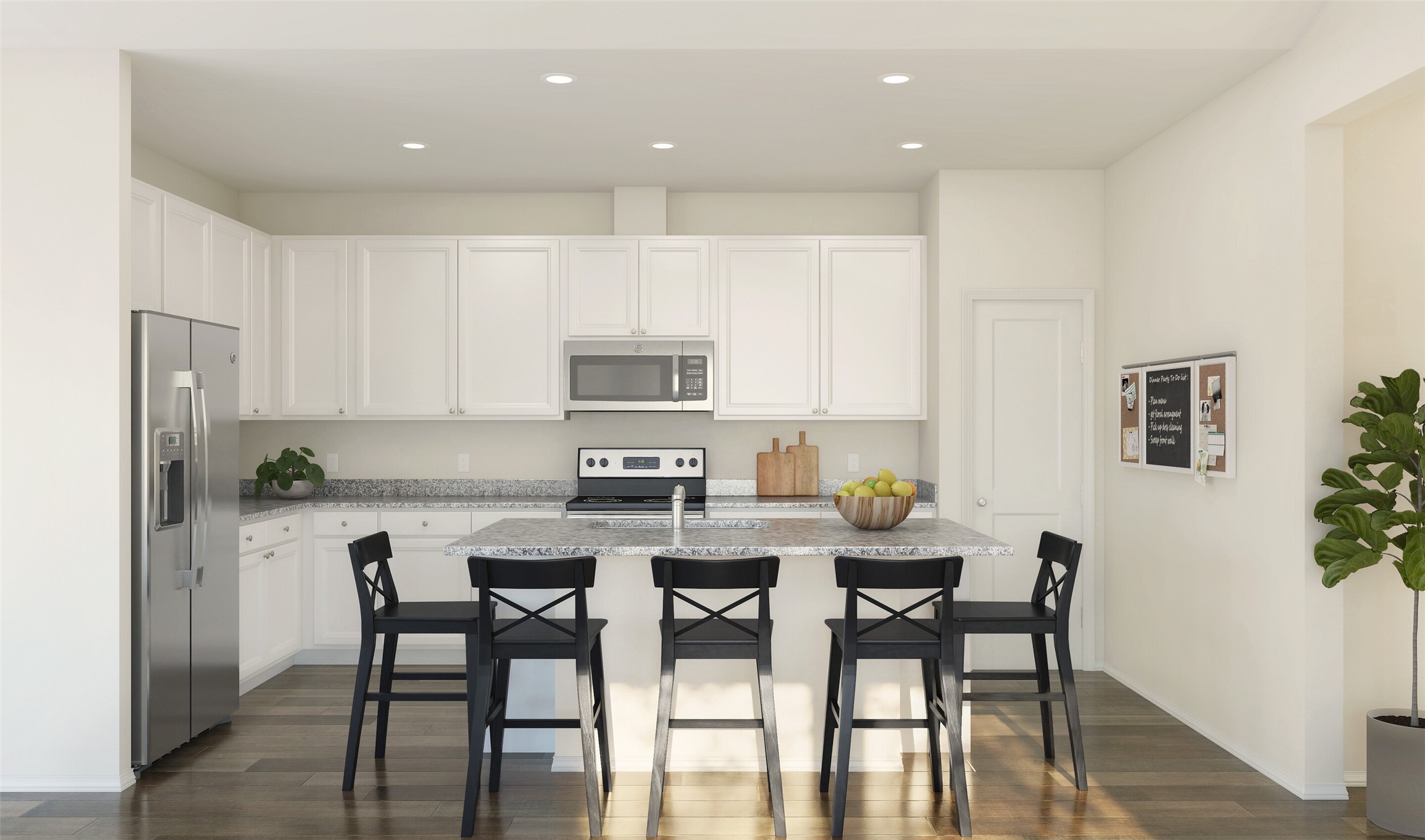 Chef-worthy island kitchen (*Artist rendering used for illustration purposes only.)