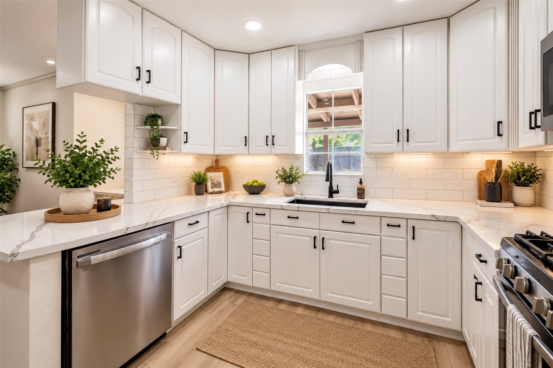 Photoshopped/Enhanced Photo: Kitchen with plenty of cabinet space Photoshopped/Enhanced Photo: Kitchen with plenty of cabinet space
