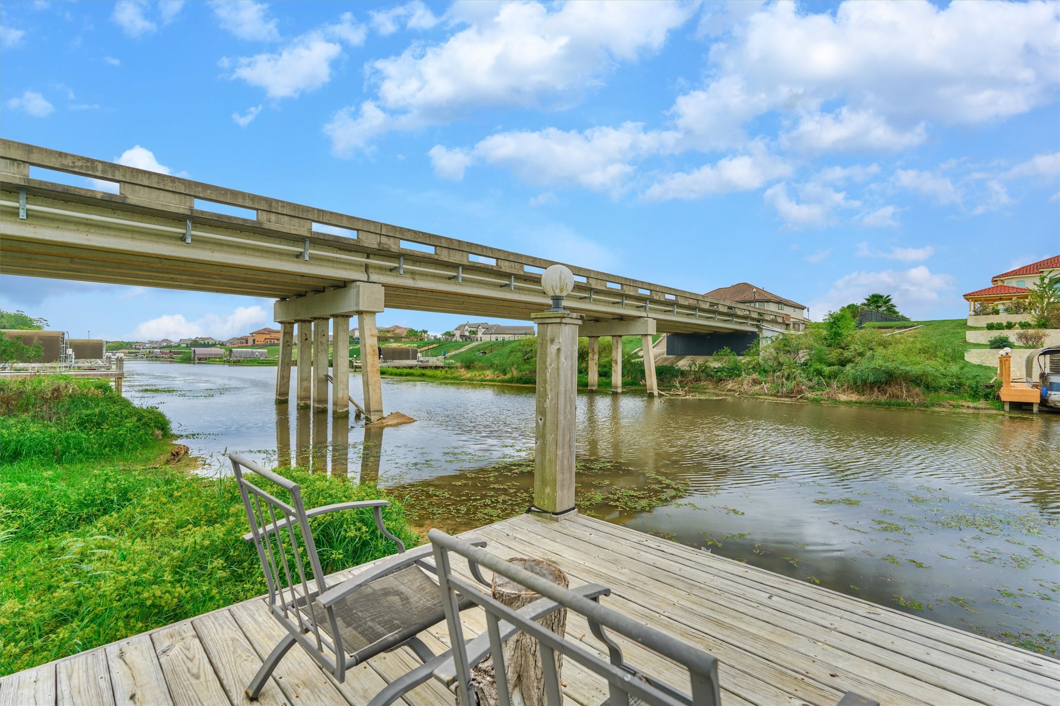 Relax on your private boat dock
