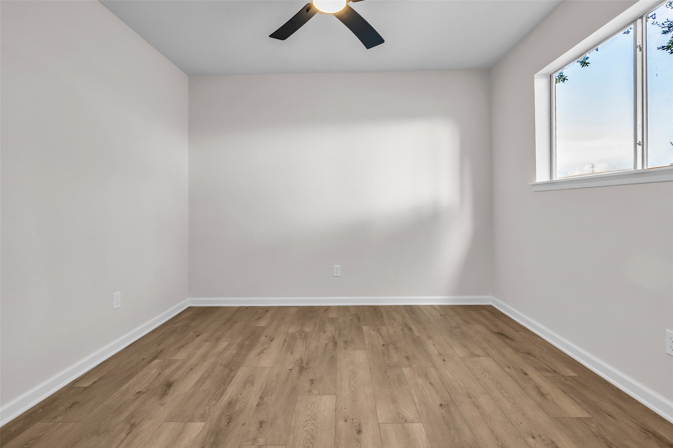 Upstairs bedroom not staged