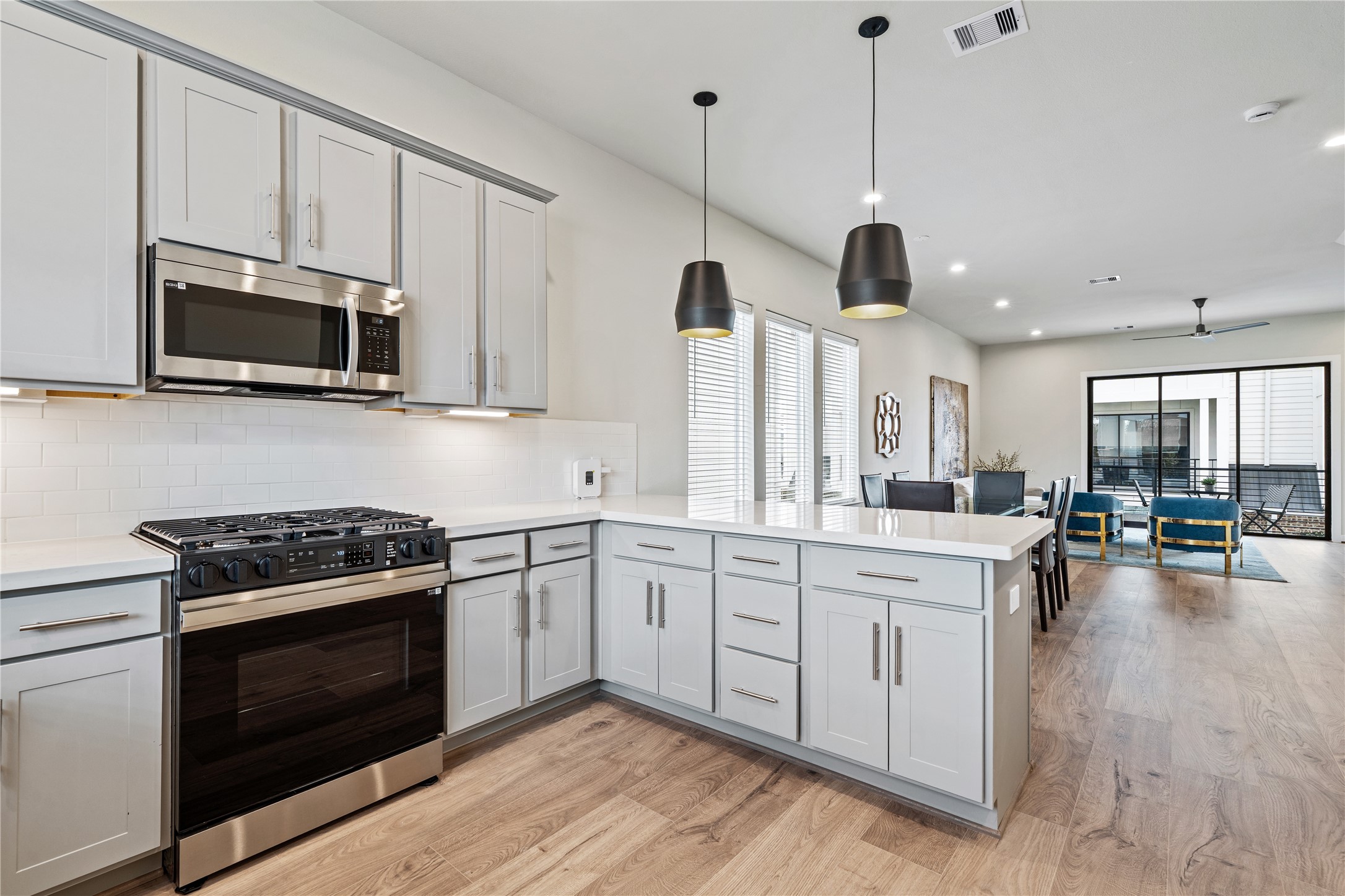 Representative photo showing community model home interior. Layout and selections may vary.