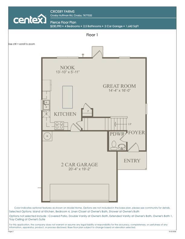 1st Floor plan