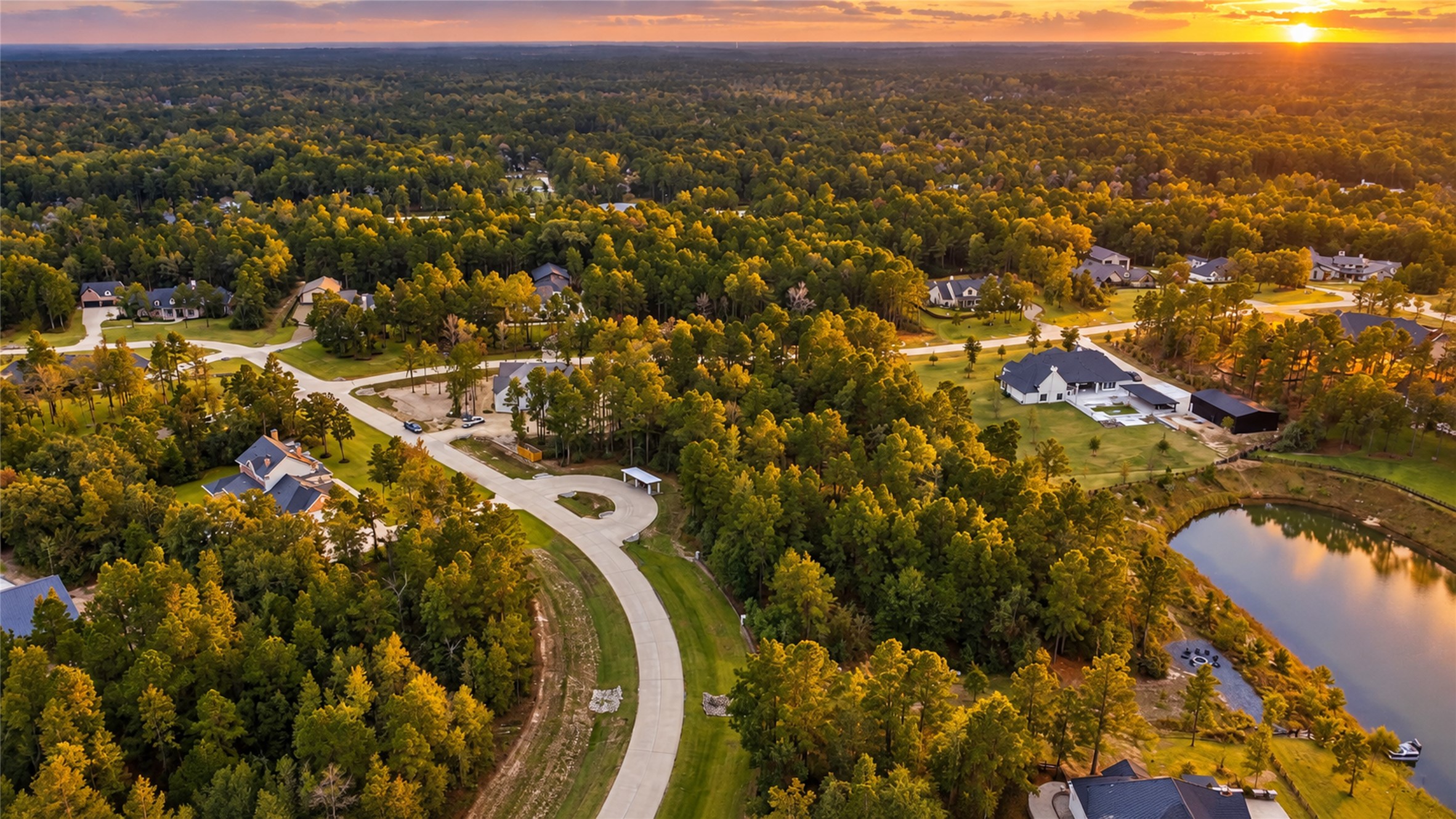 An overhead perspective provides a closer look at the property and its surrounding streetscape. An overhead perspective provides a closer look at the property and its surrounding streetscape.
