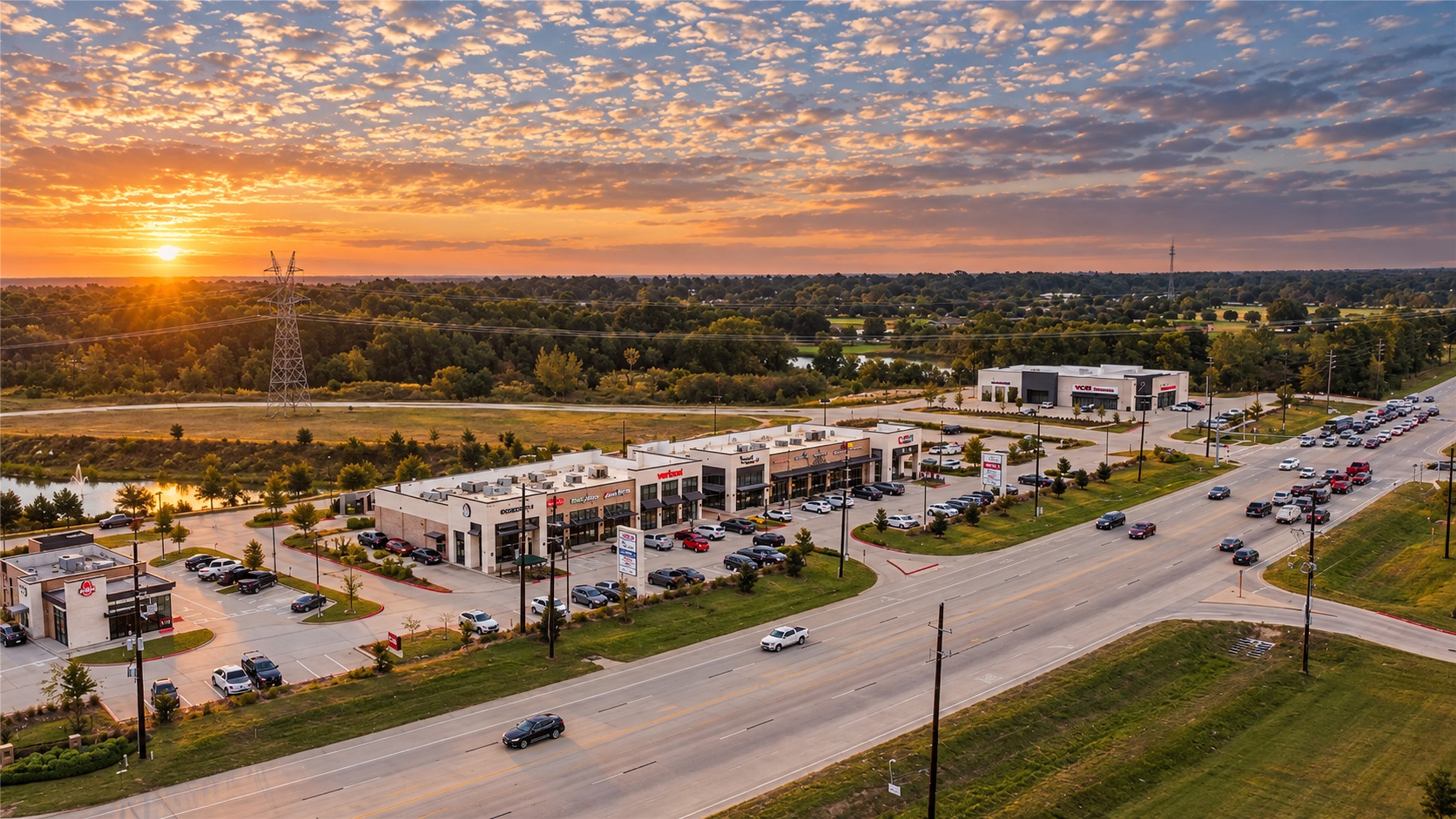 Shopping and dining along the FM 1488 corridor offer convenient options beyond the neighborhood.