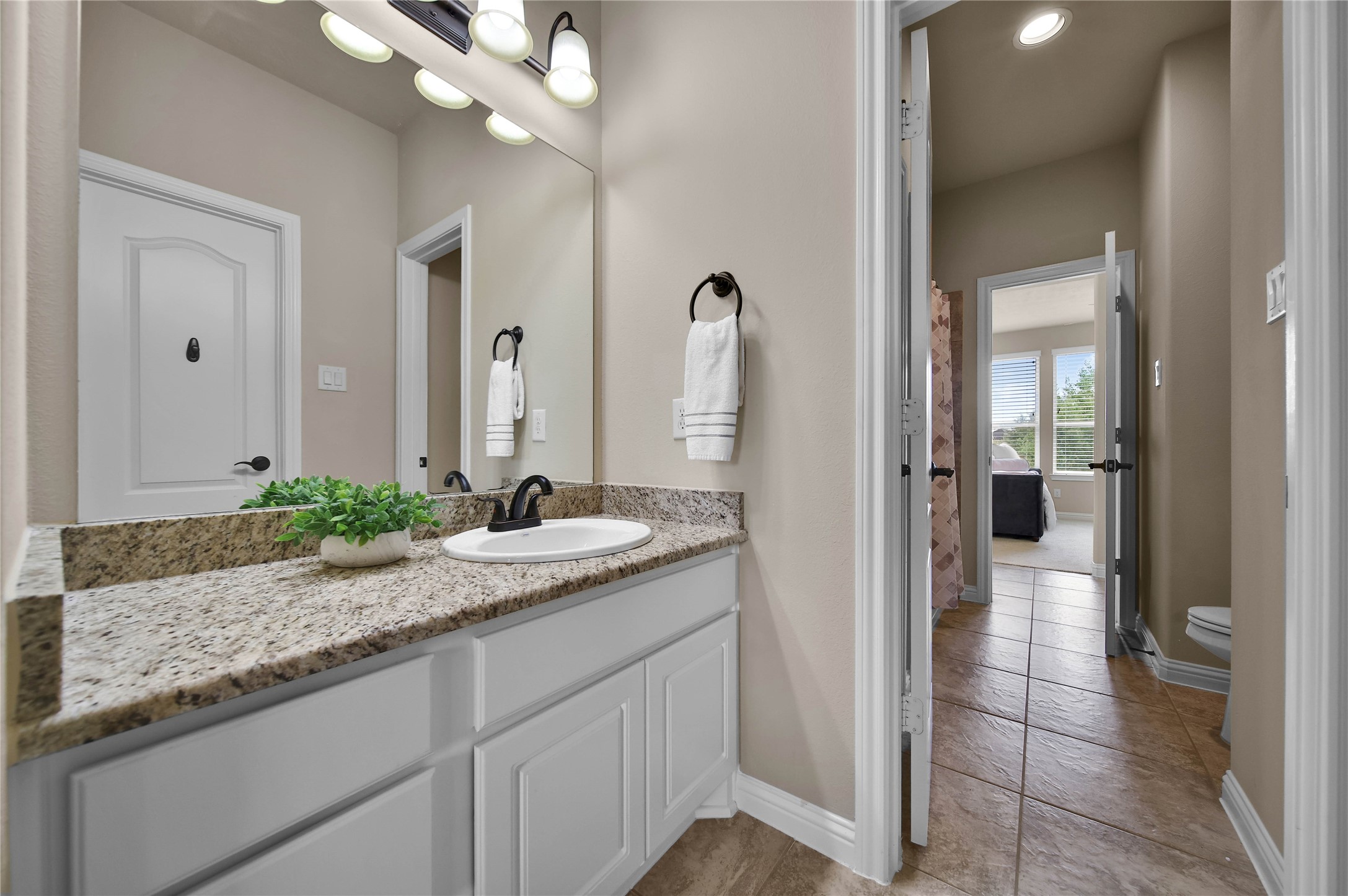 Private vanity for Bedroom #3