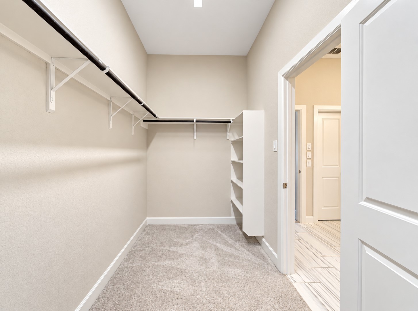 Primary walk-in closet