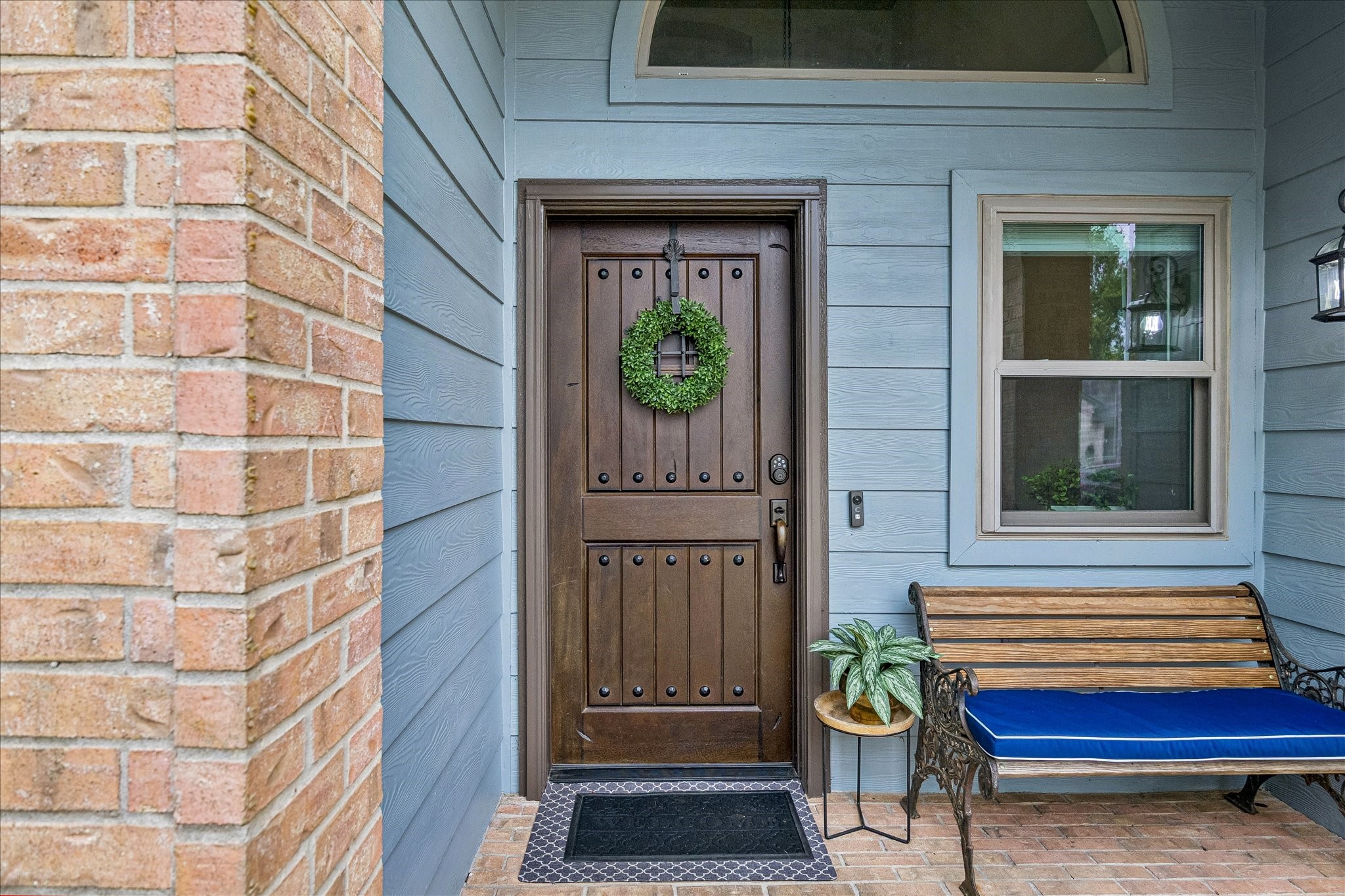 Beautiful solid wood "Speak-Easy" style door