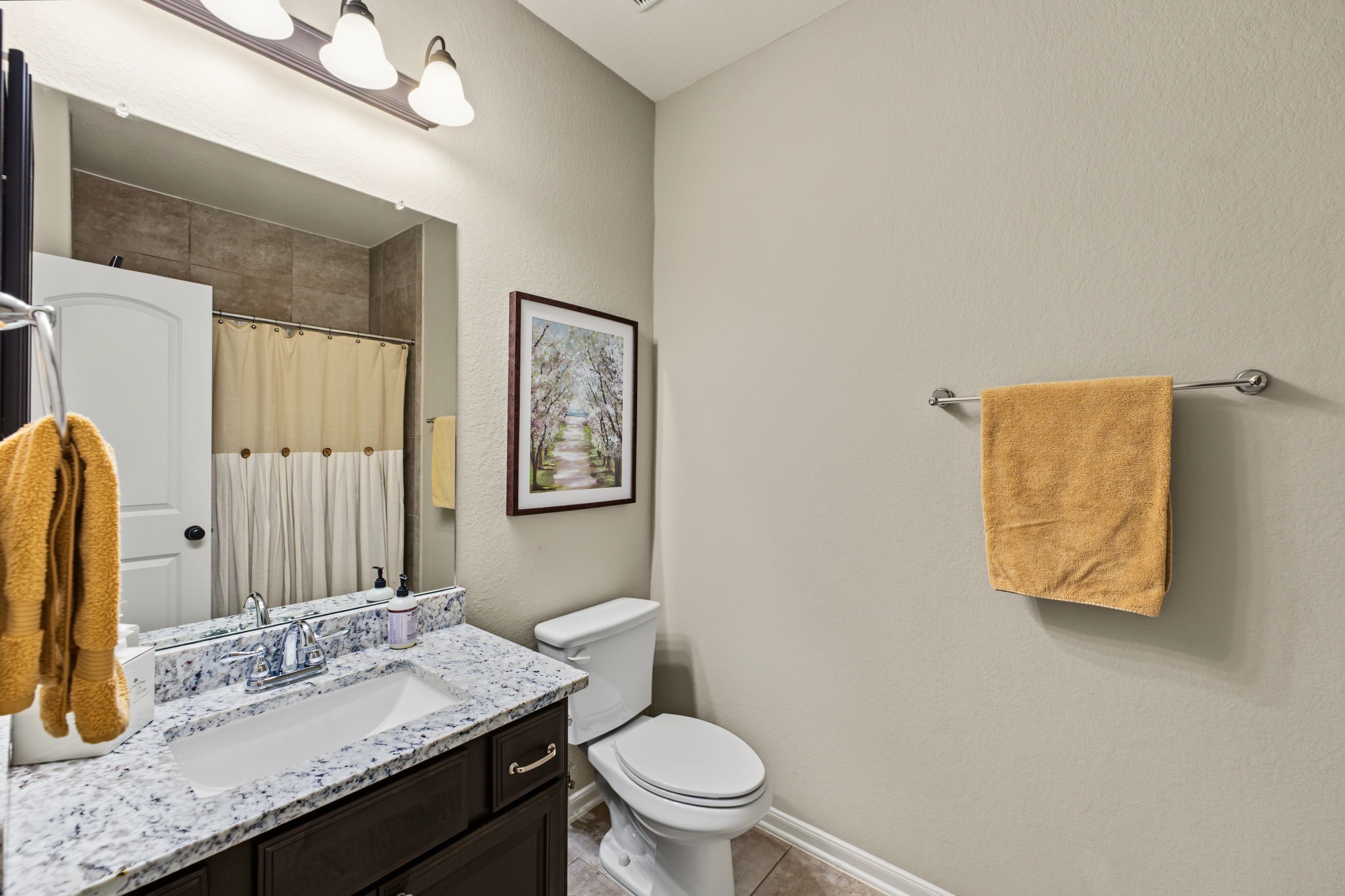Full bathroom located downstair.