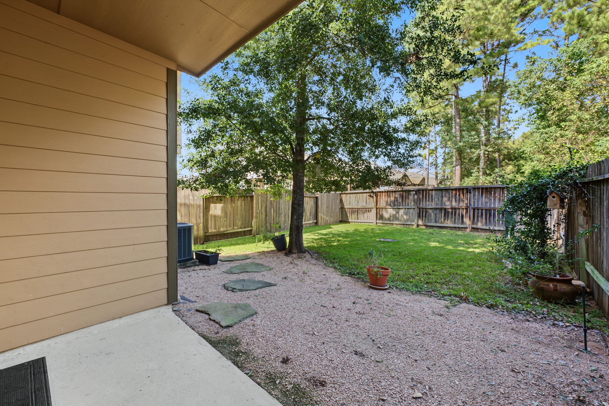 Enjoy your view of luscious green trees with no direct rear neighbors.