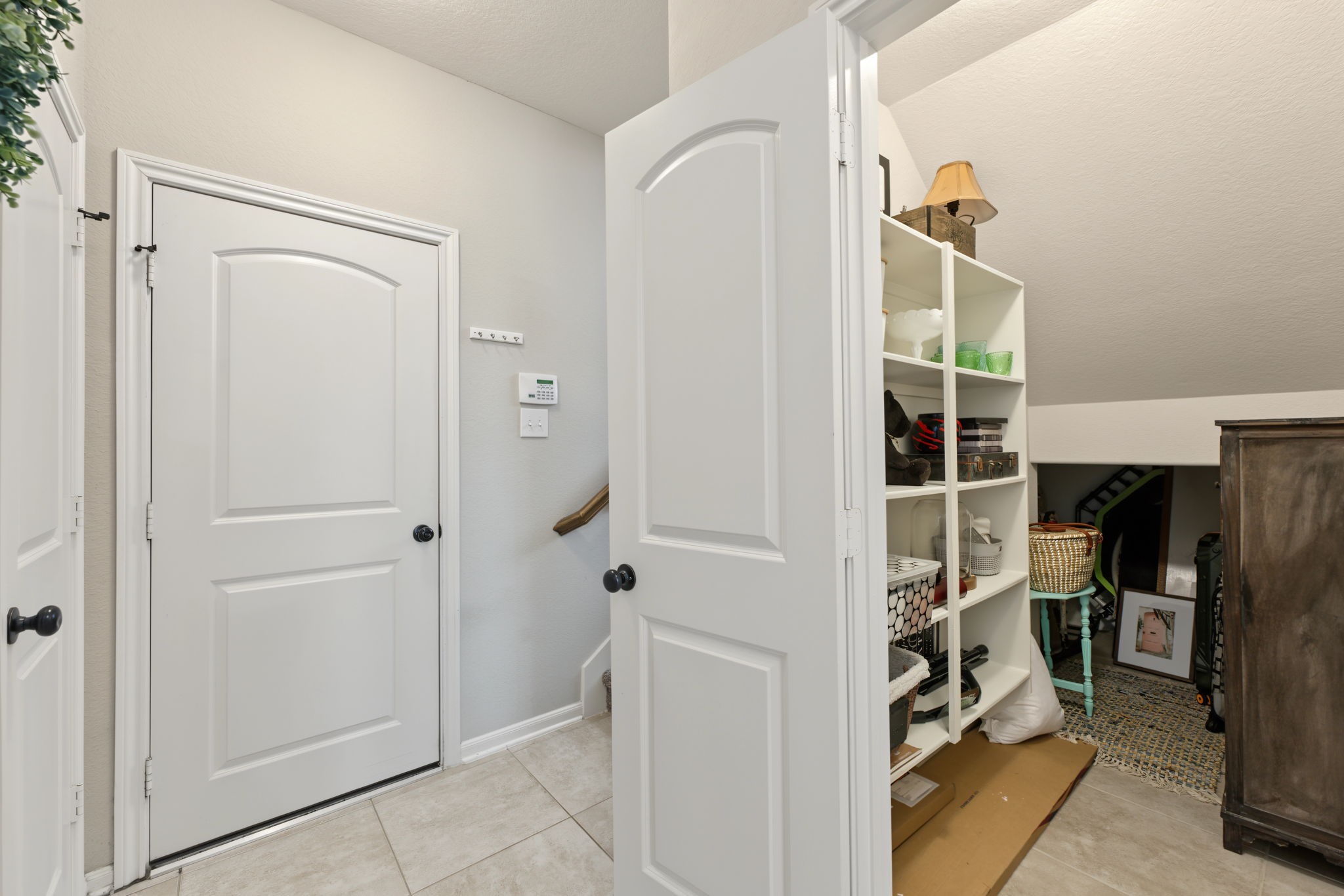 This home has lots of storage.  Especially under the stairs.