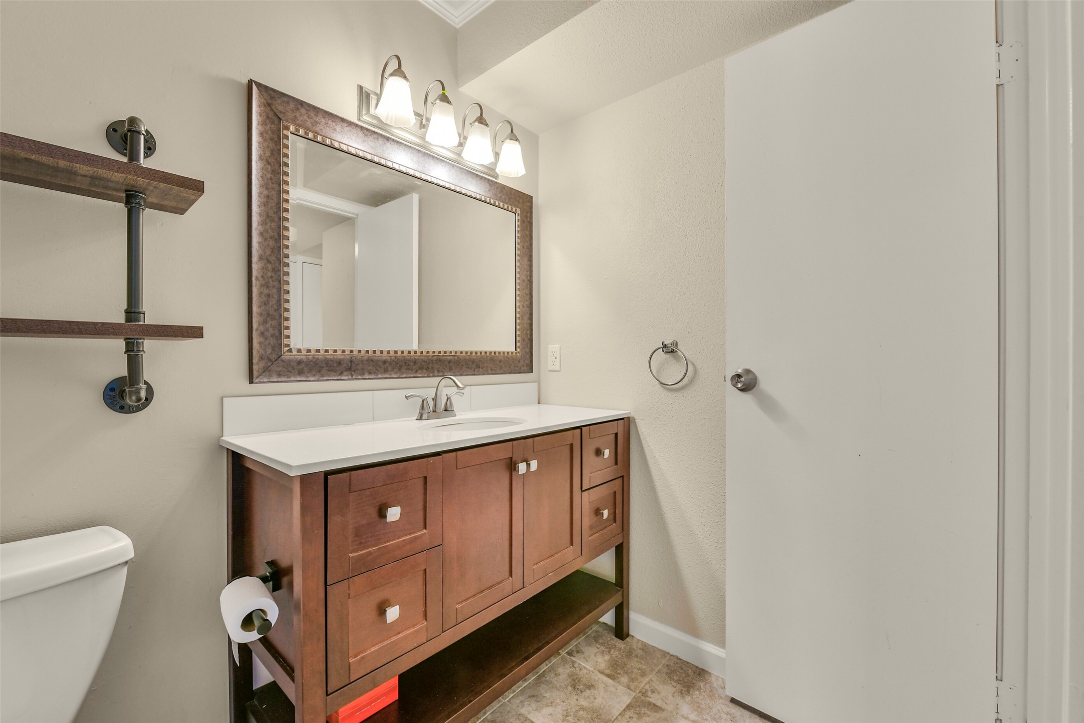 Upgraded bathroom