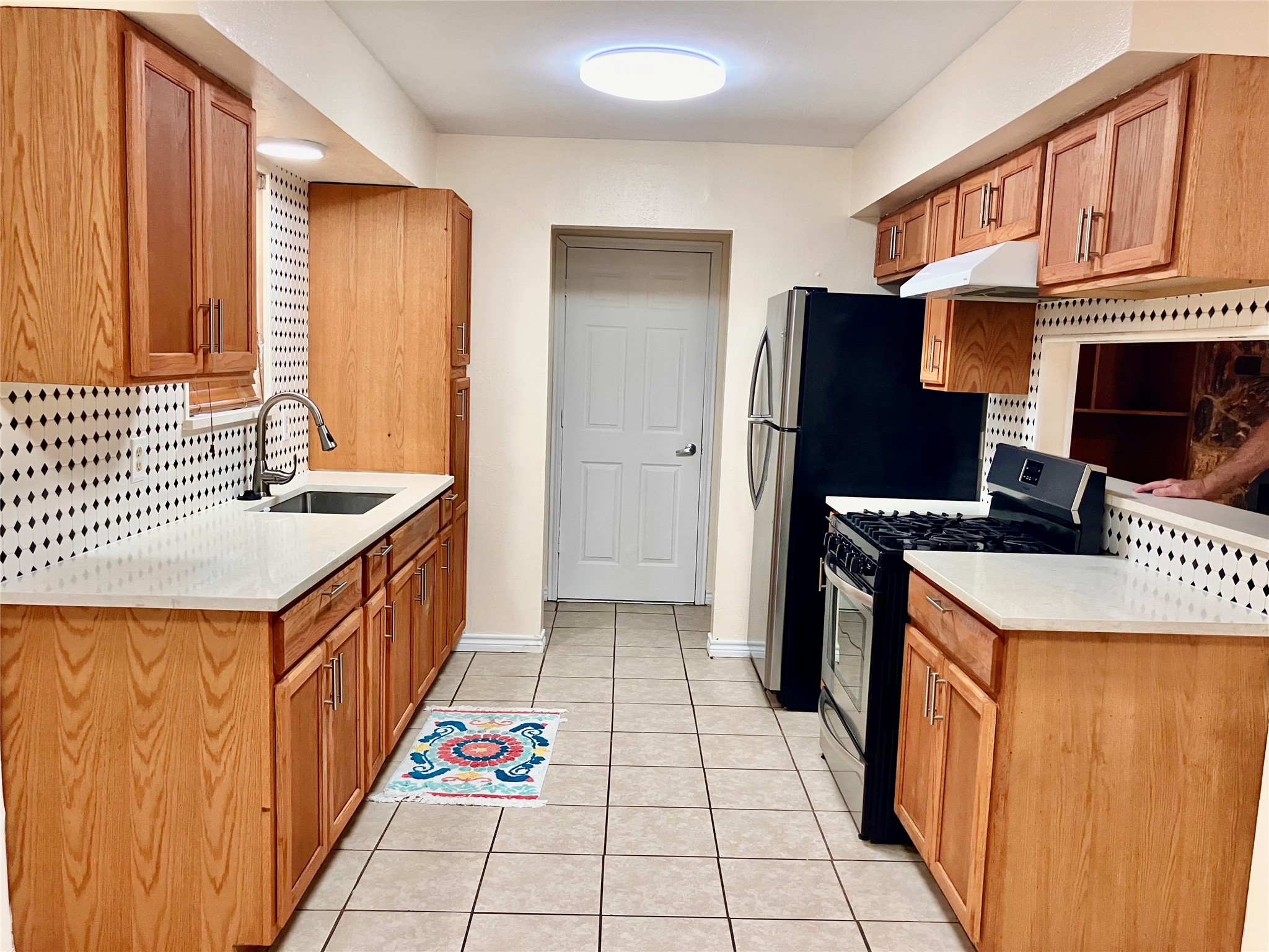 ample cabinet in kitchen