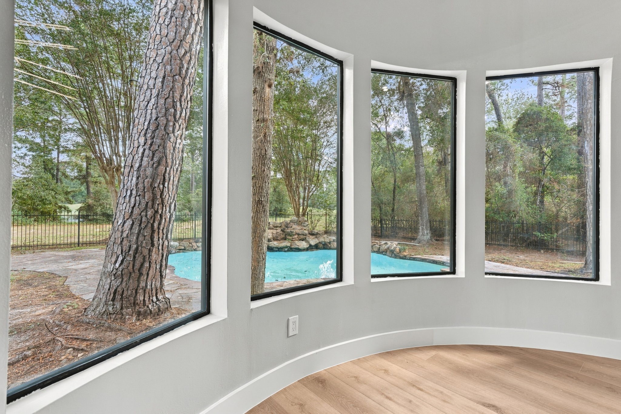 Pool view from Primary bedroom