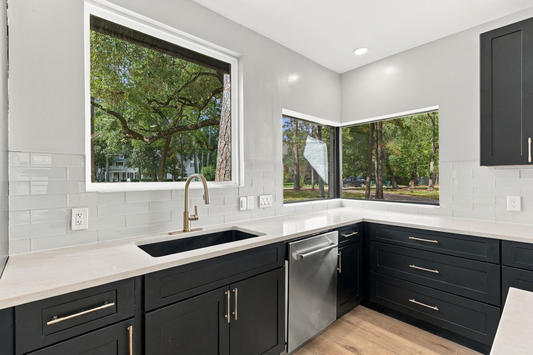 Naturally lit kitchen space