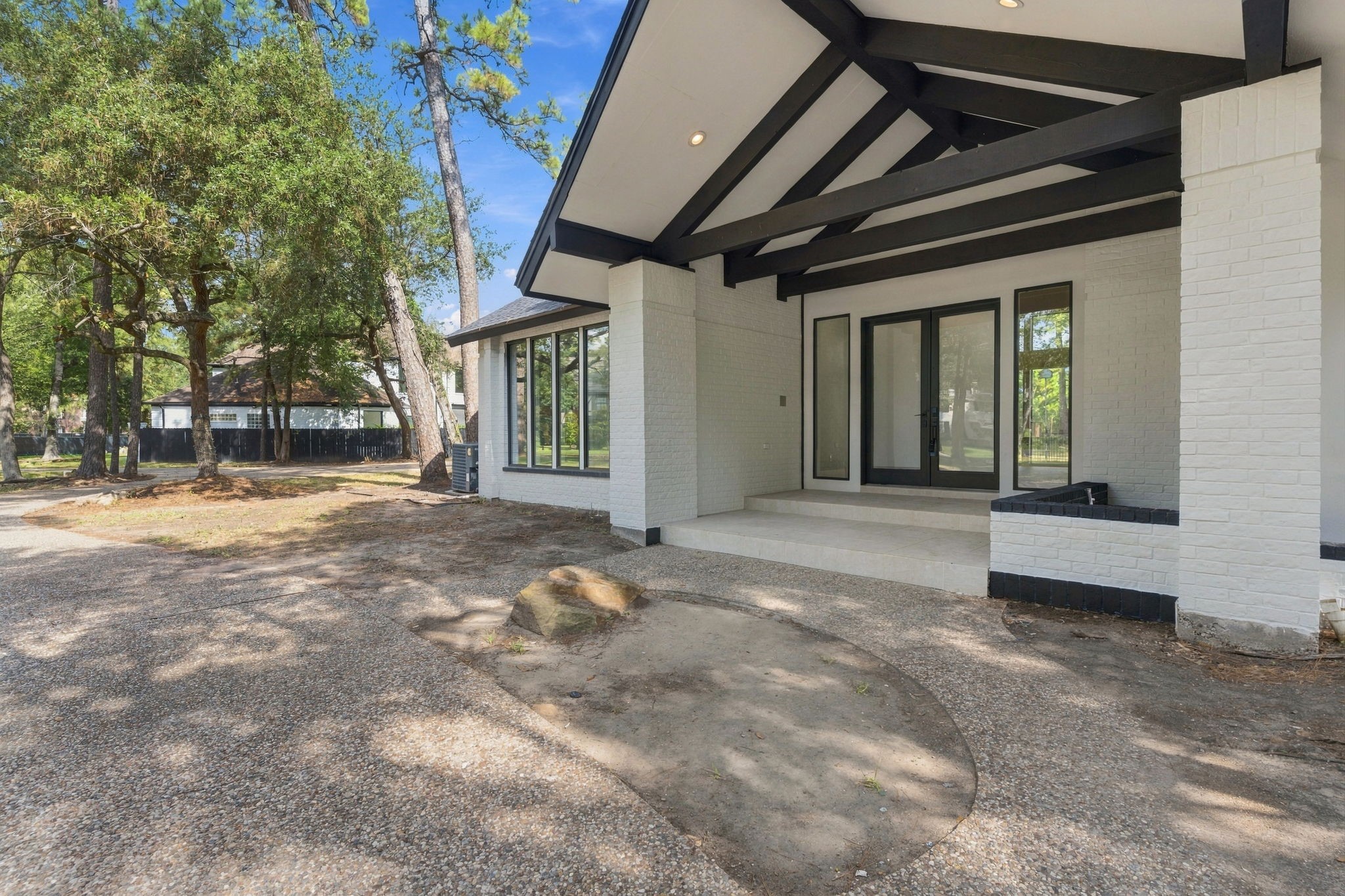A bright entryway with modern detail.