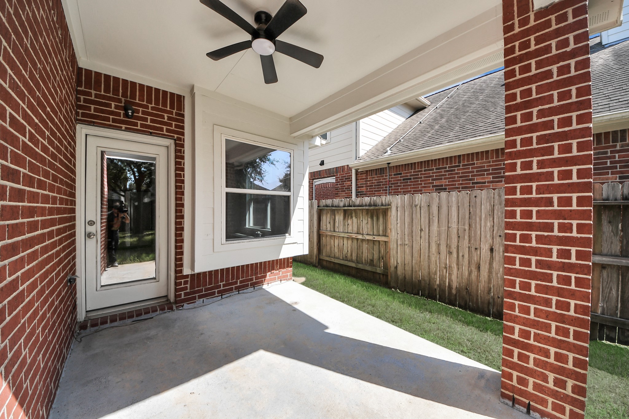 Covered back porch