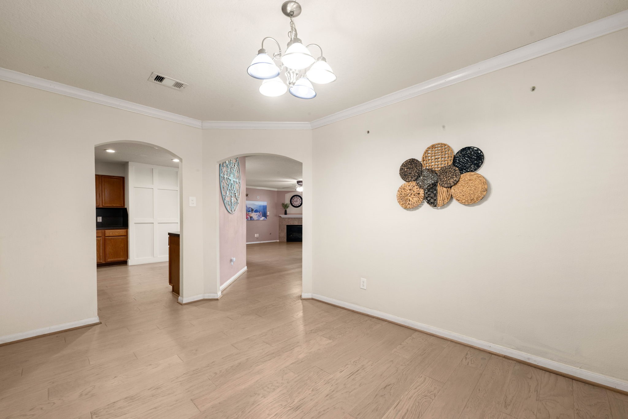 Dedicated dining room offers a comfortable setting for everyday meals and gatherings.