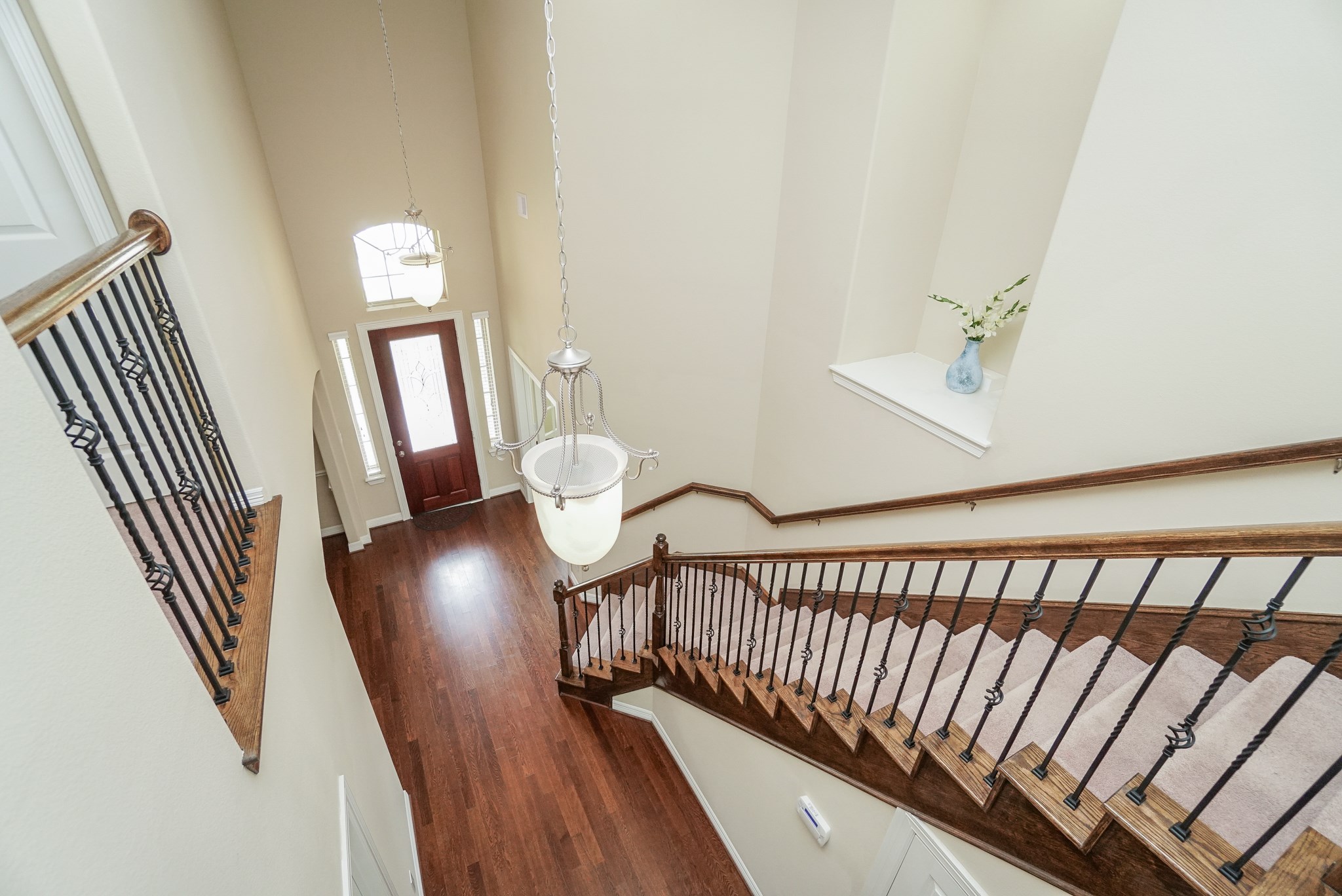 Your view from the hallway looking down.