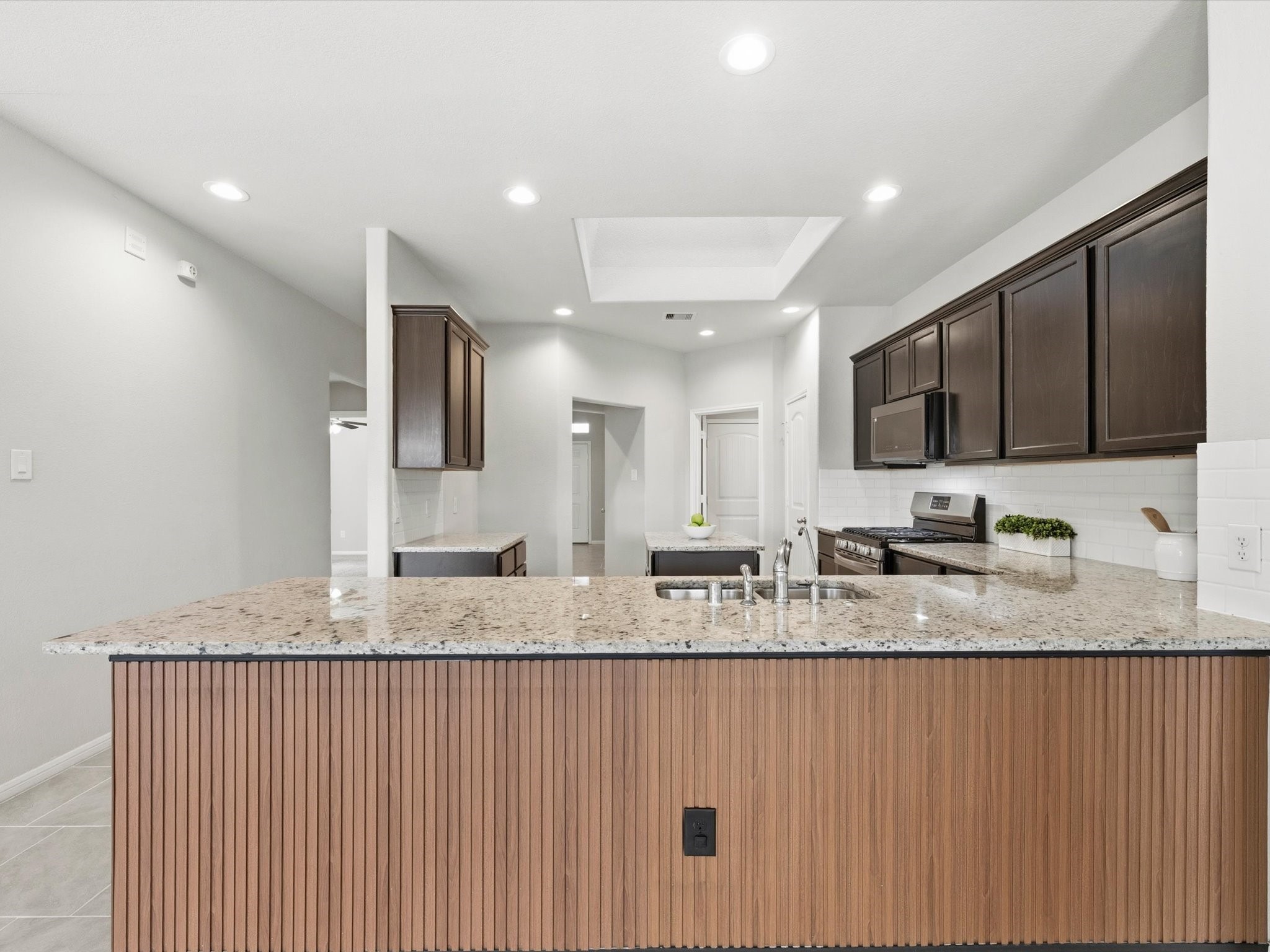 This house centers around the kitchen!