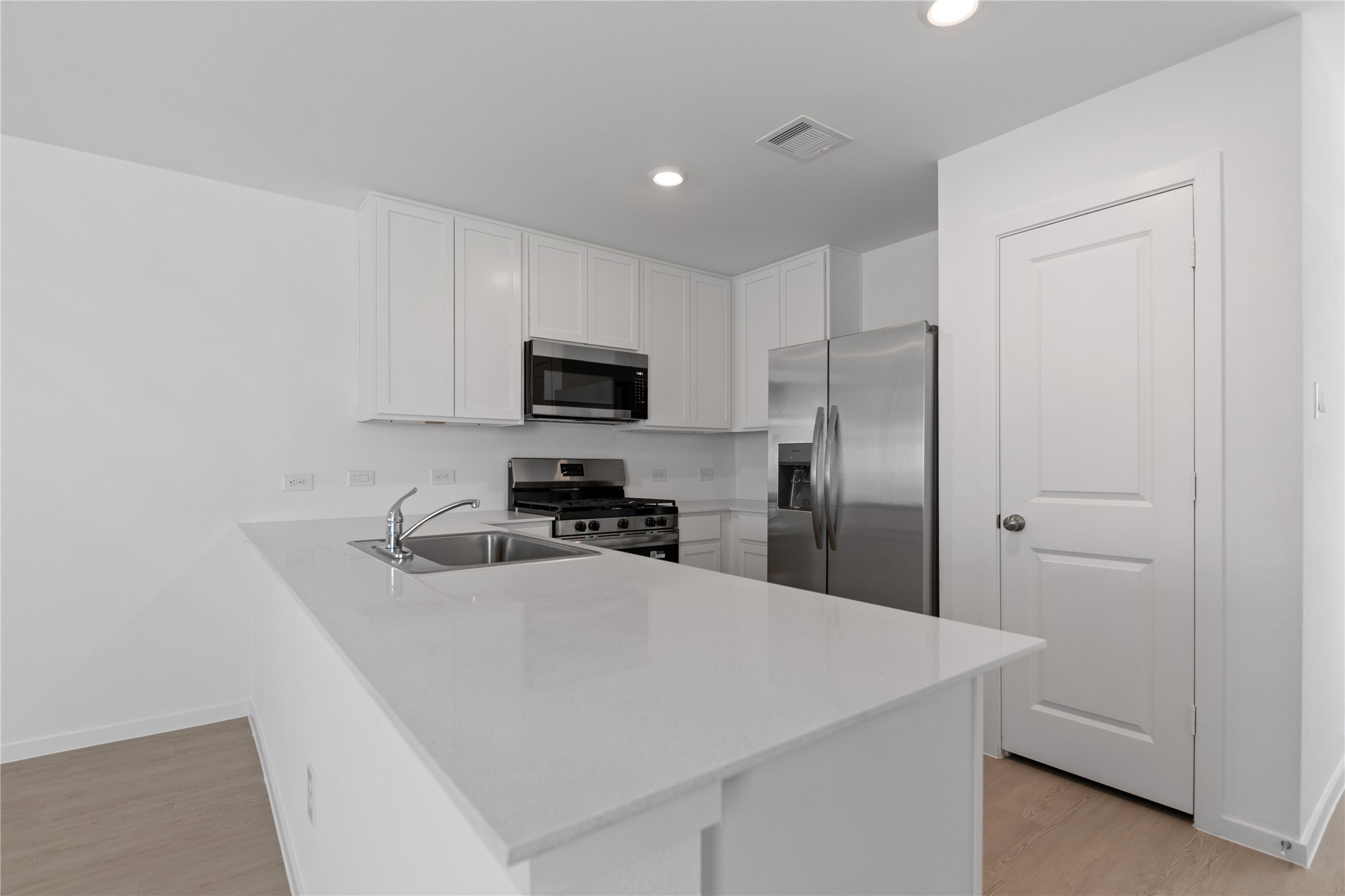 Kitchen island view Kitchen island view
