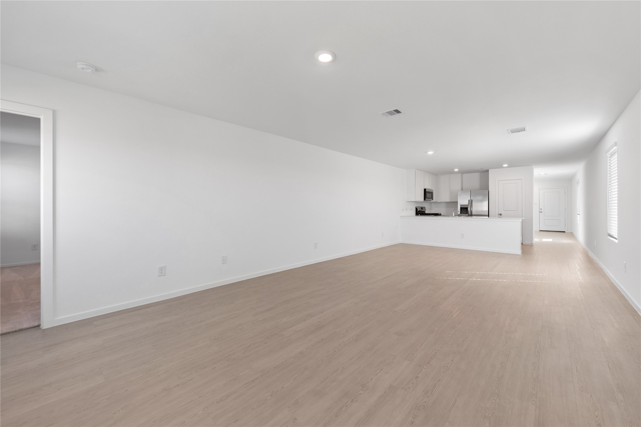 Open concept living area