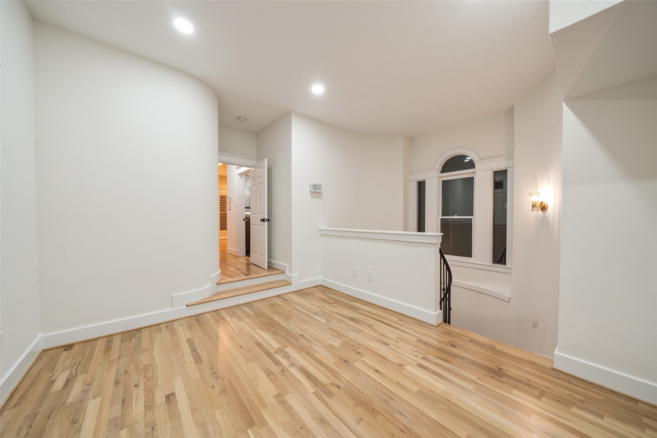 Dedicated closet space provides practical storage and everyday organization.