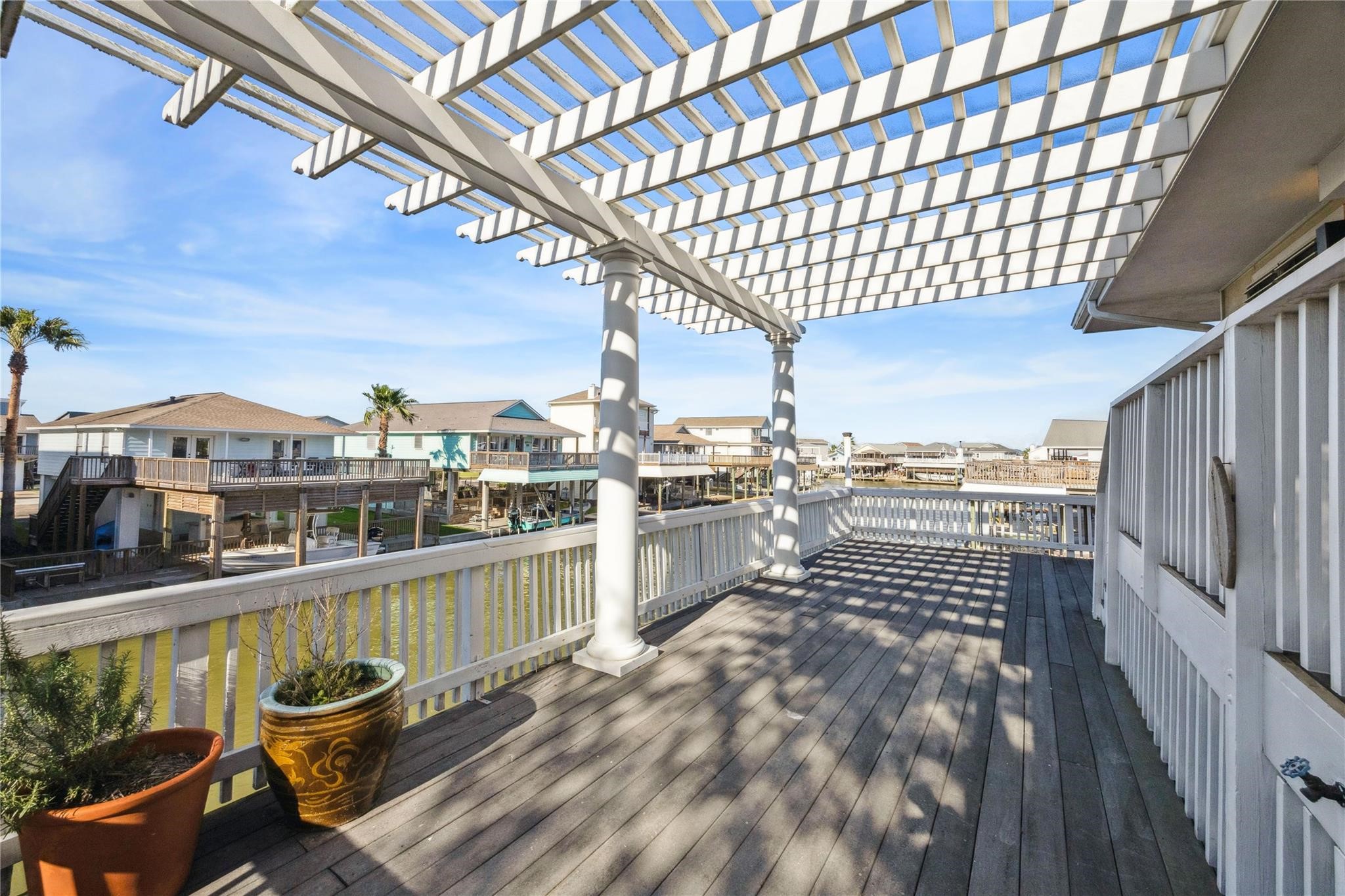 Deck from living area
