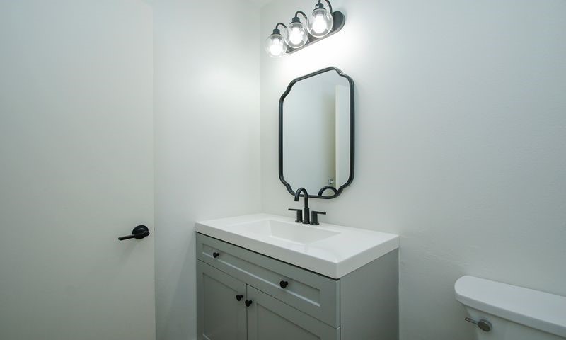 beautiful powder room