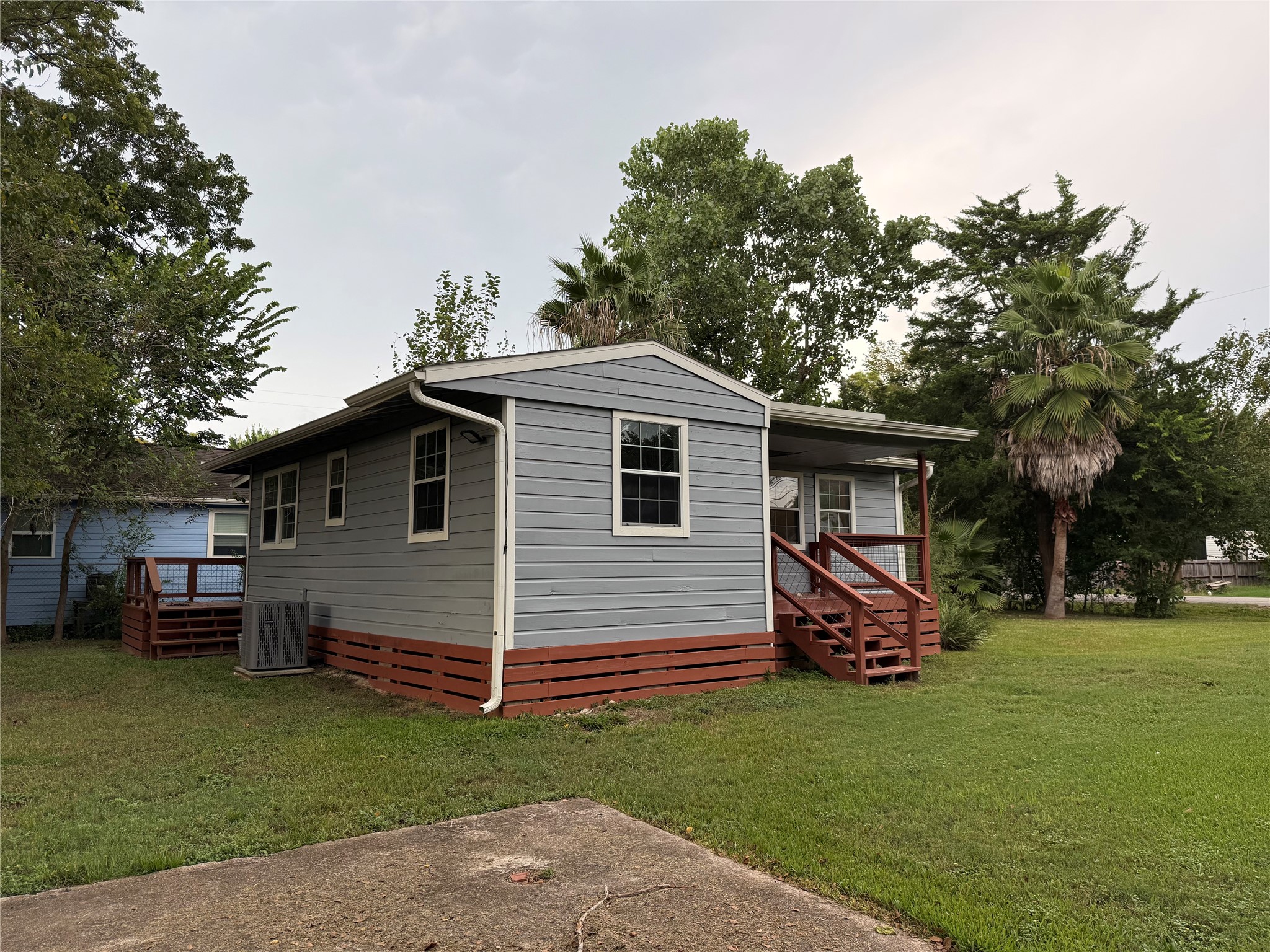 Back view of house
