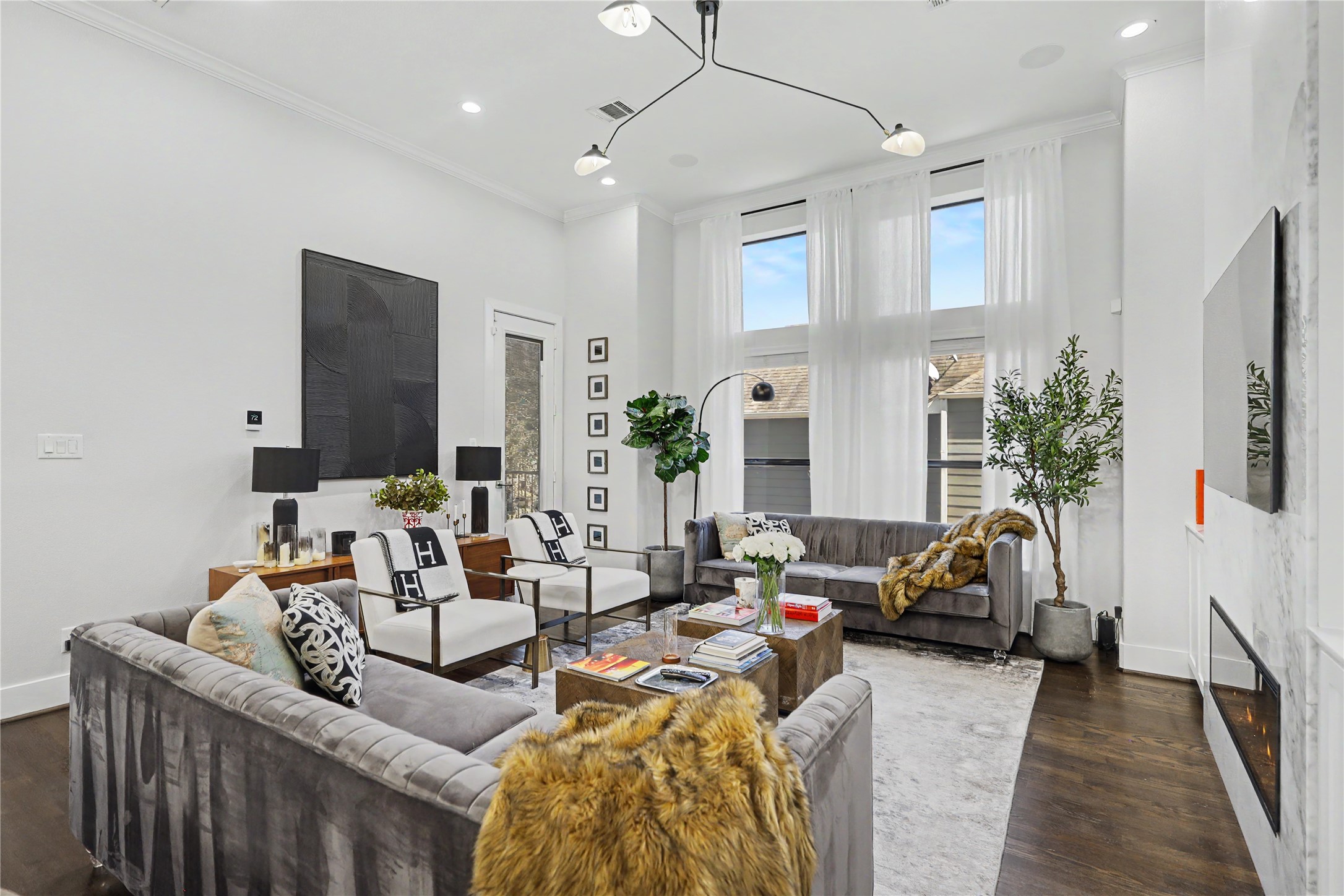 Electric fireplace for ambiance. Gorgeous home ready for move-in.