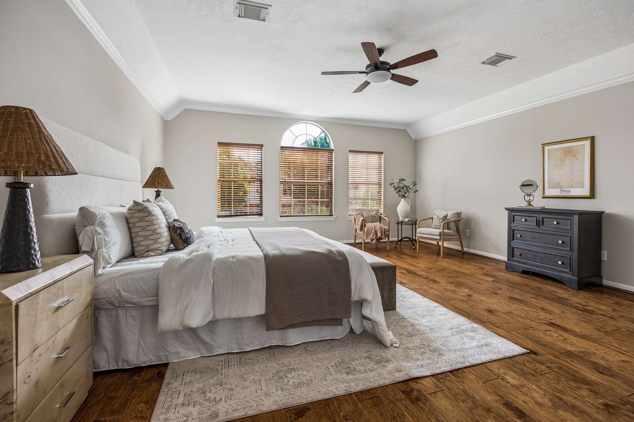 Your own private retreat, with plenty of room to unwind at the end of the day.