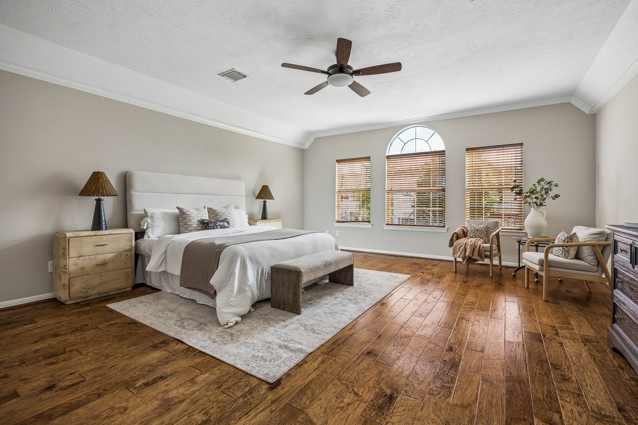 Spacious, peaceful, and inviting. A place to truly relax and recharge.