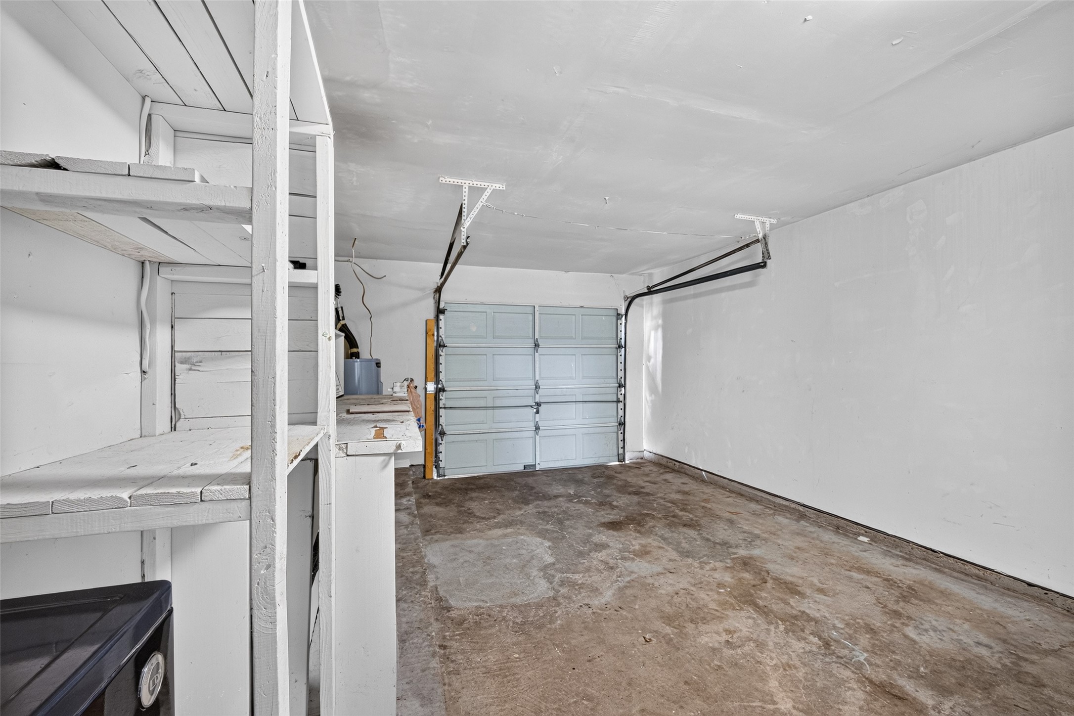 One car garage with washer & dryer included