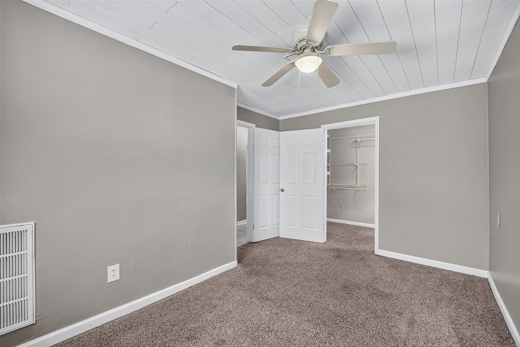 Bedroom two with walk in closet