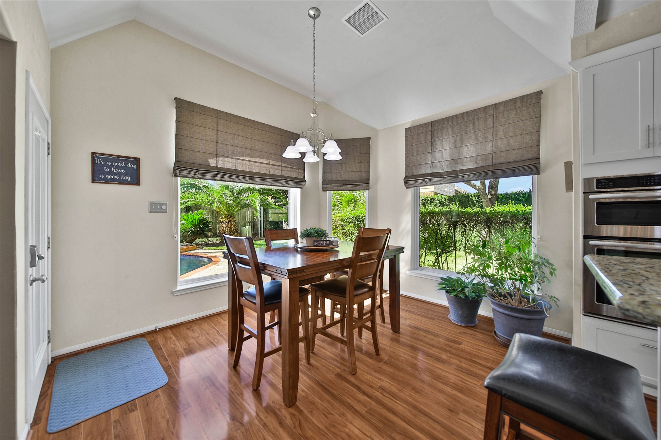 You are surrounded by windows in this home!