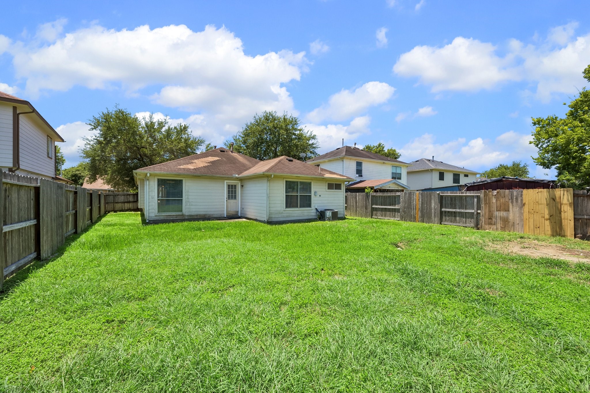 Fenced Backyard