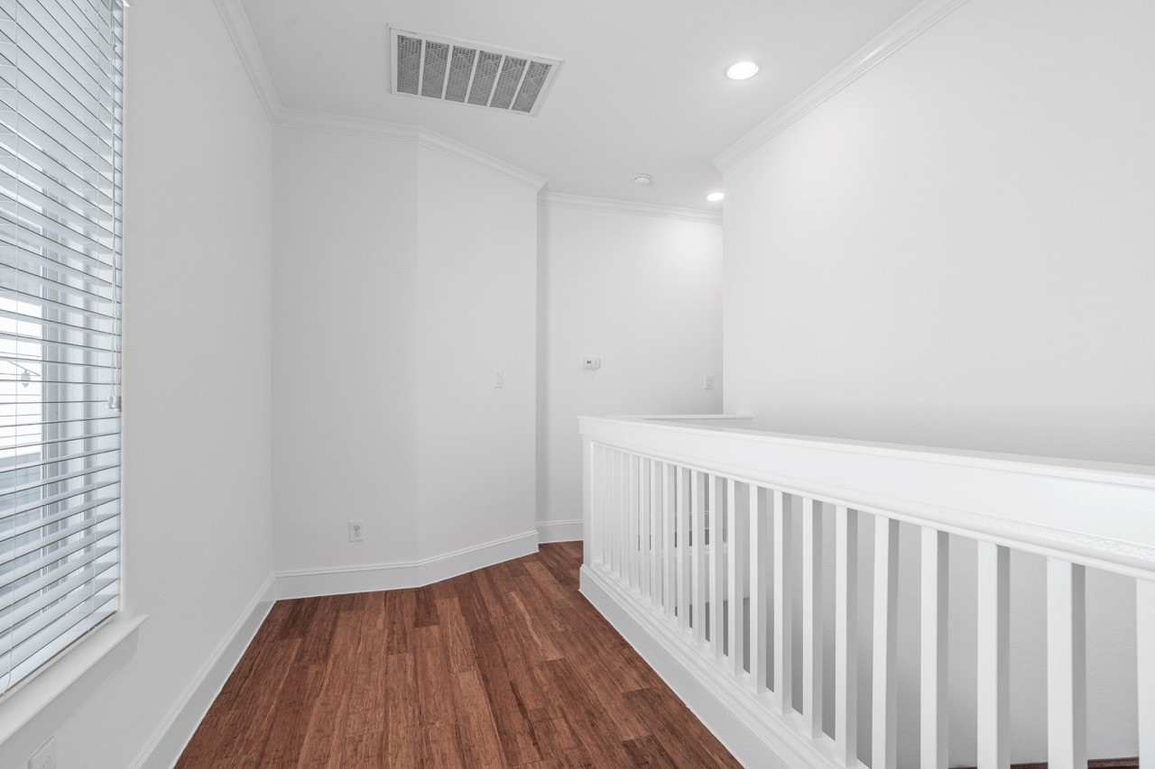 Hallway leading to bedrooms