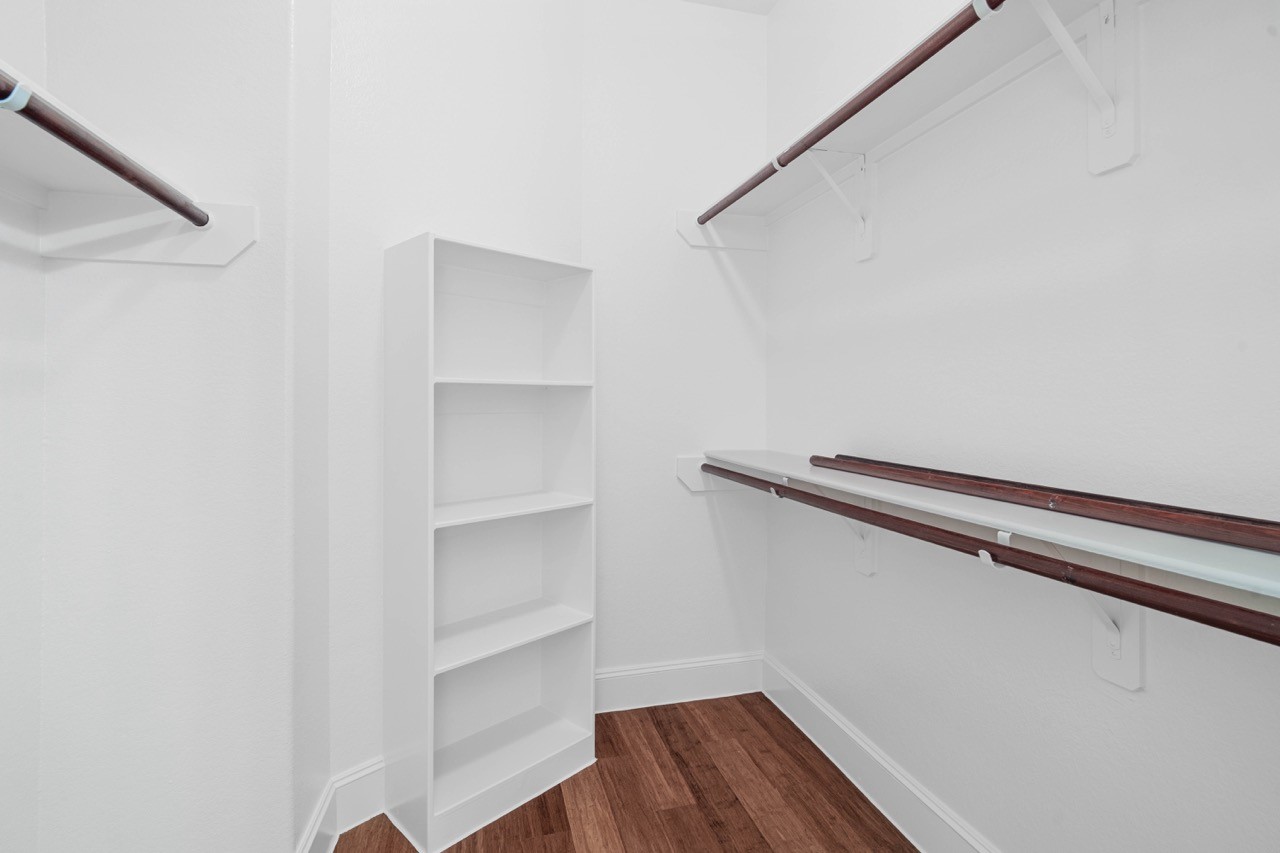 Decently sized walk-in closet for the Primary bedroom