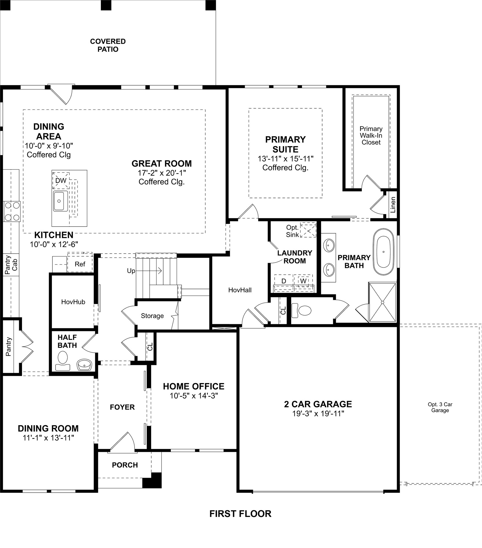 The Malmo floor plan by K. Hovnanian Homes. 1st Floor shown. *Prices, plans, dimensions, features, specifications, materials, and availability of homes or communities are subject to change without notice or obligation.