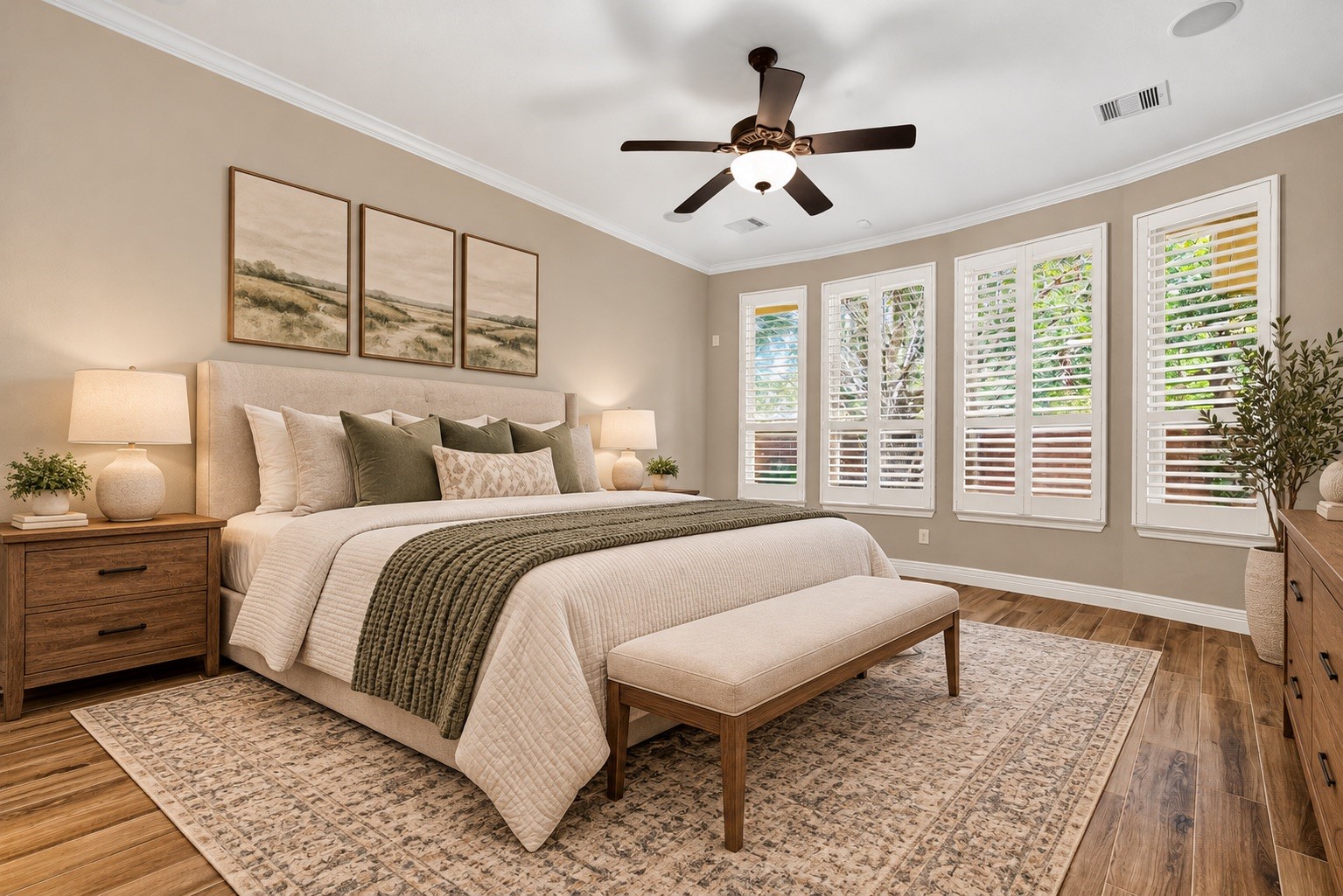 *Virtually staged* Primary bedroom