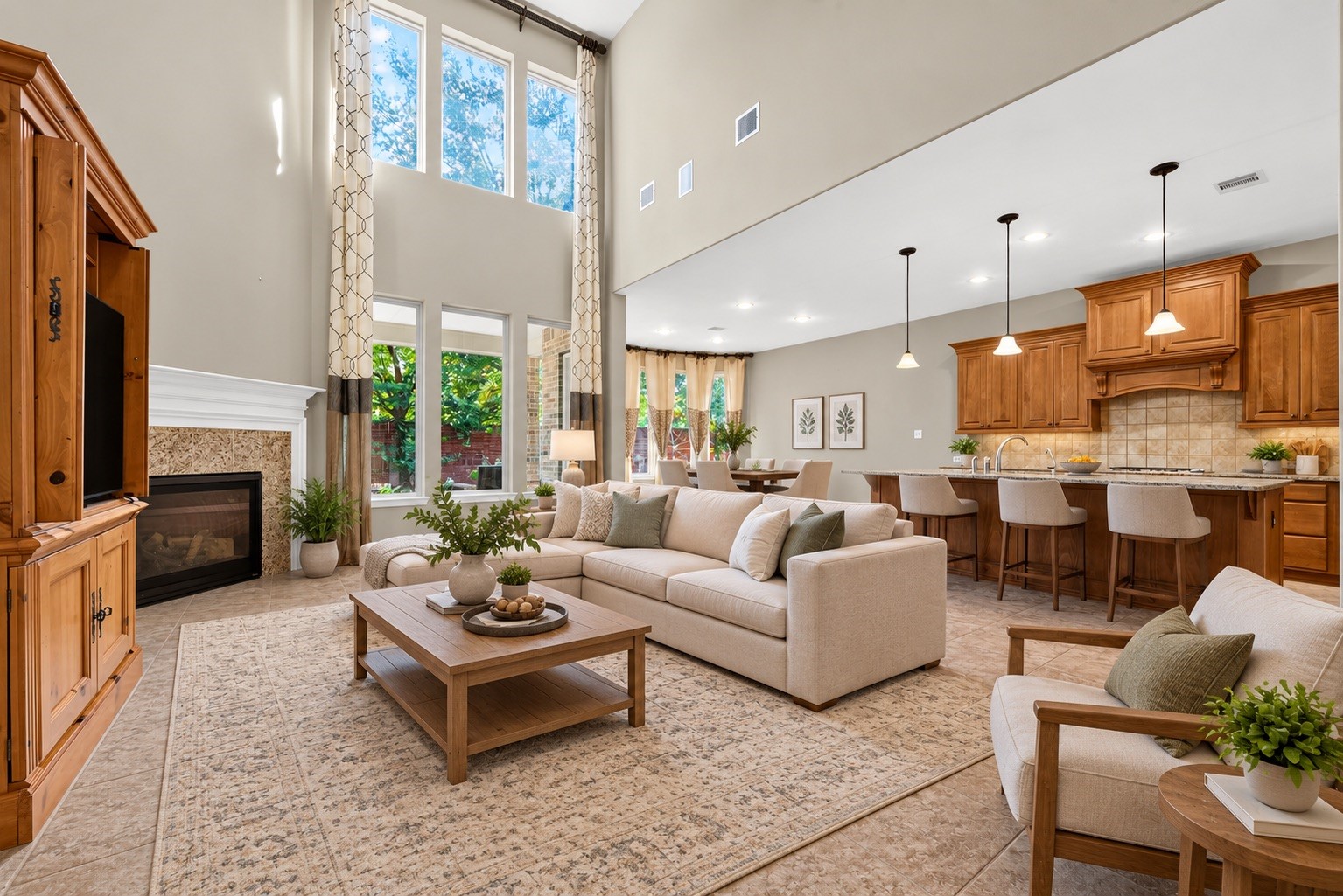 *Virtually Staged* Living room *Virtually Staged* Living room