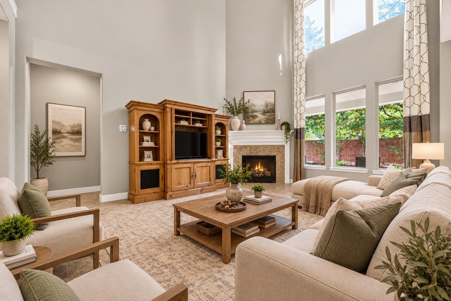 *Virtually Staged* Living room