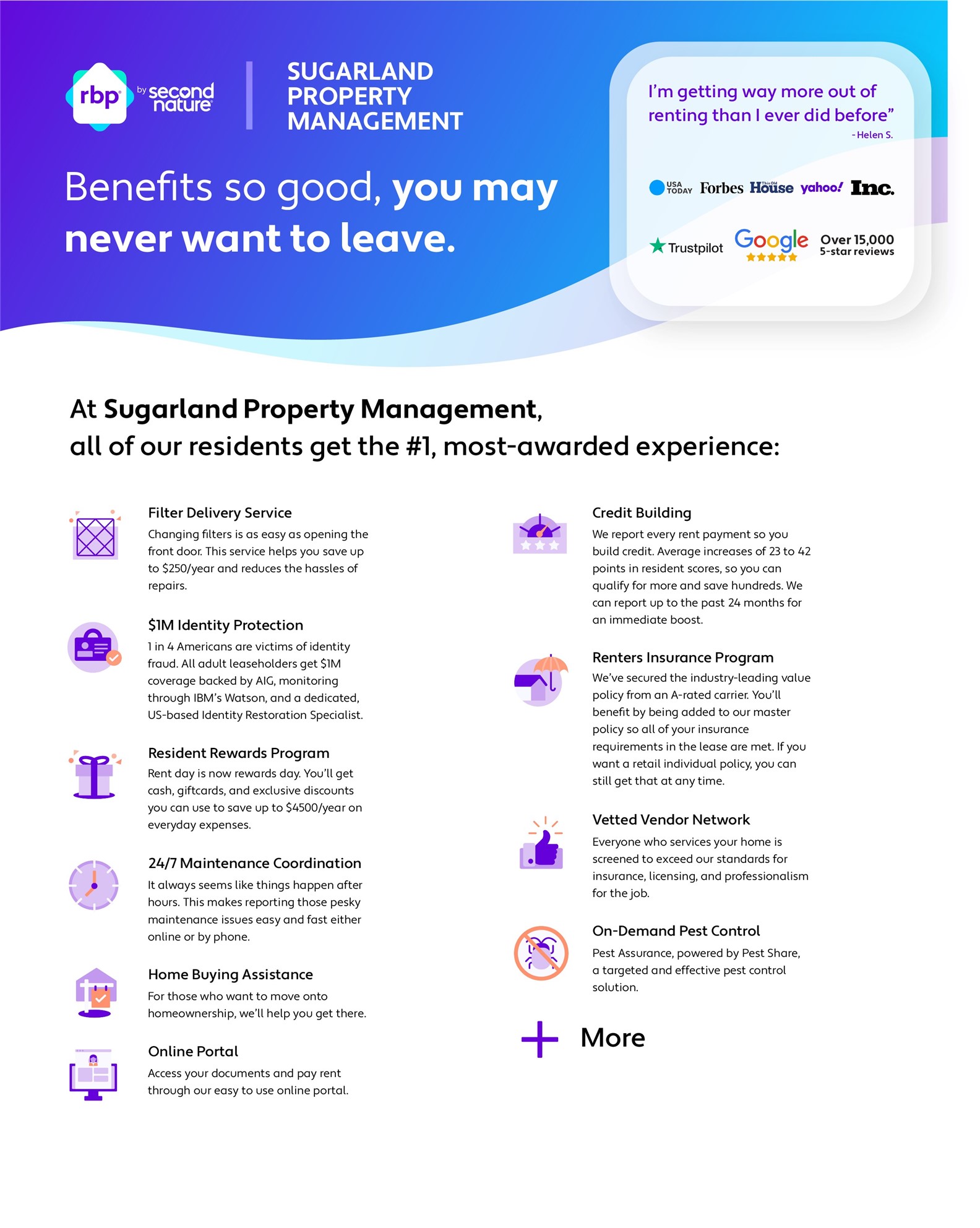 Resident Benefit Package