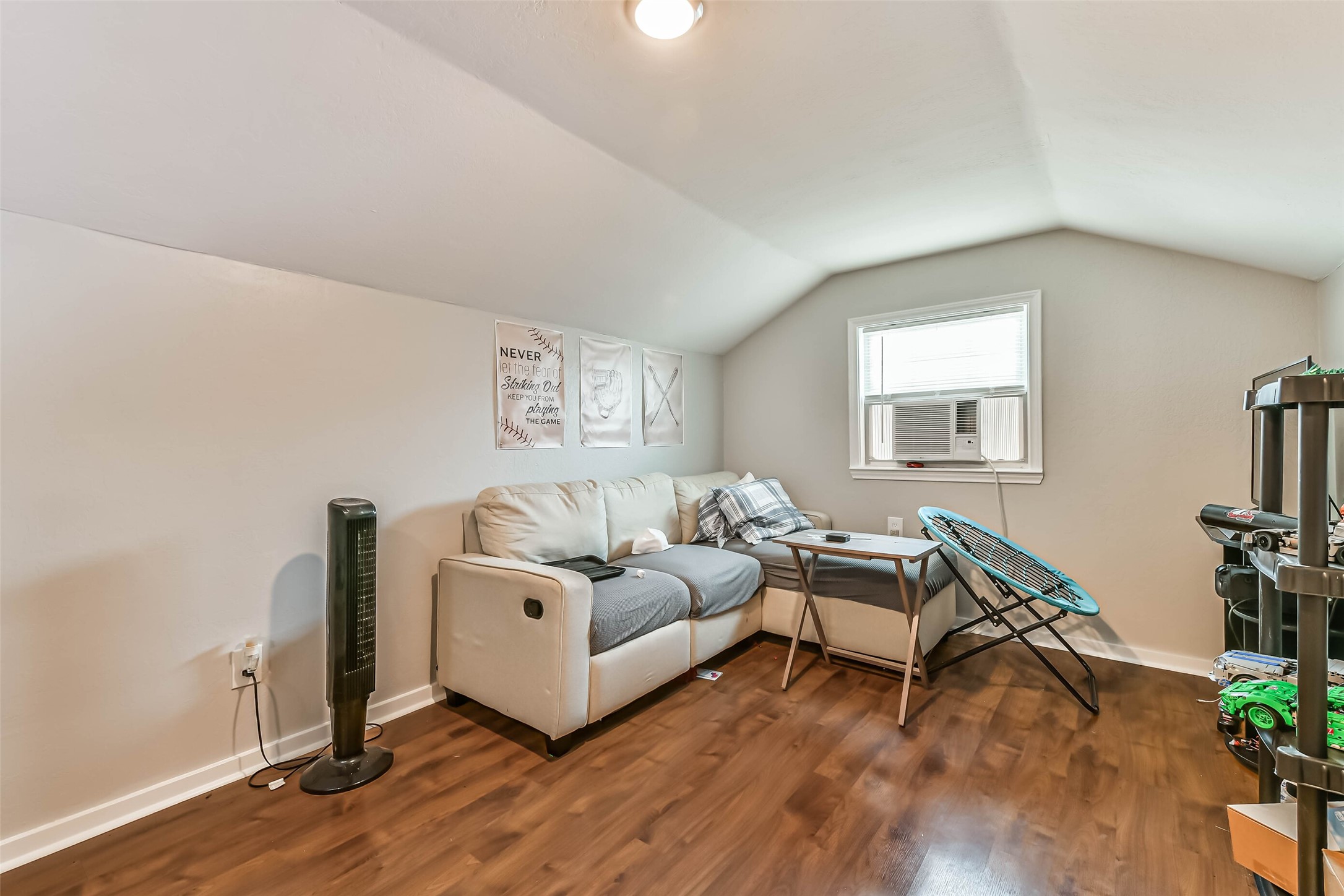 Loft area can be a bedroom, game room, TV room, craft room, or an exercise room! Whatever room you need, it is able to accommodate!