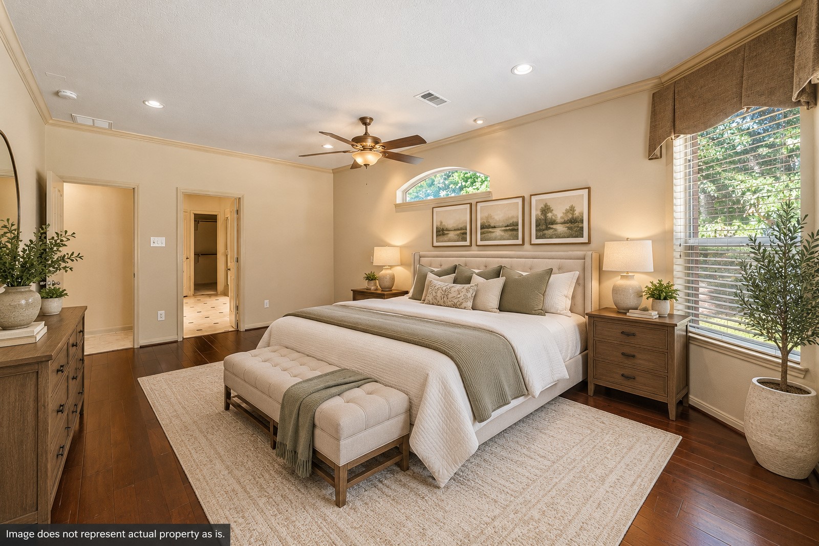 Primary Suite has been virtually staged.