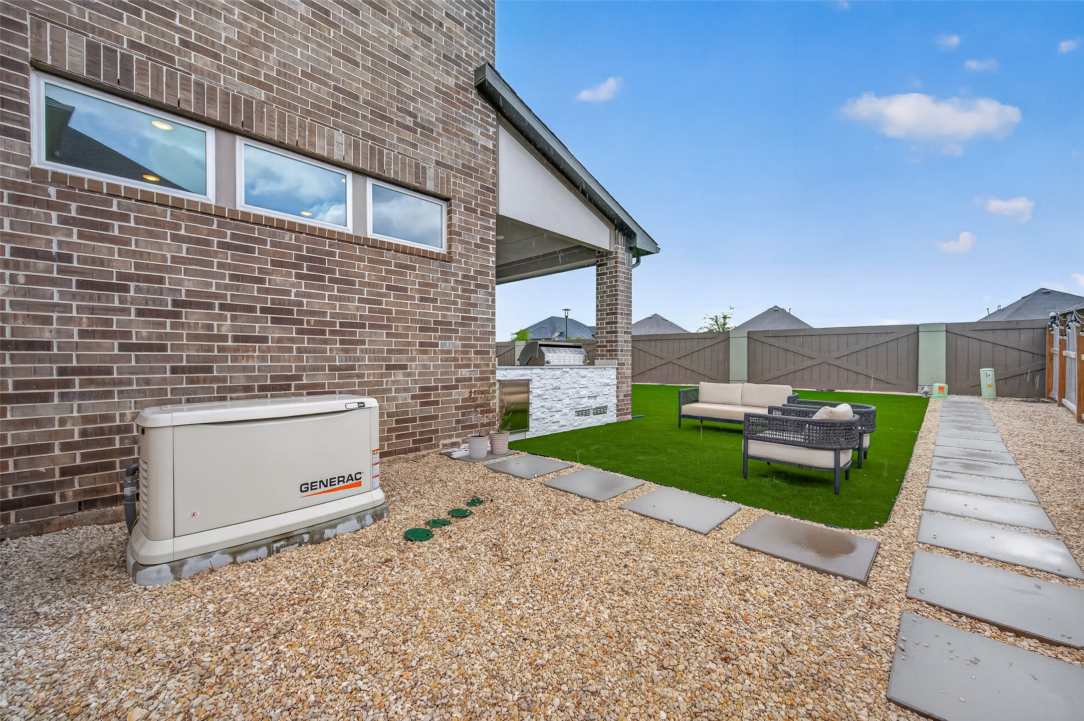 The property also includes full gutters, a sprinkler system, water softner and a Generac generator estimated at 15k!