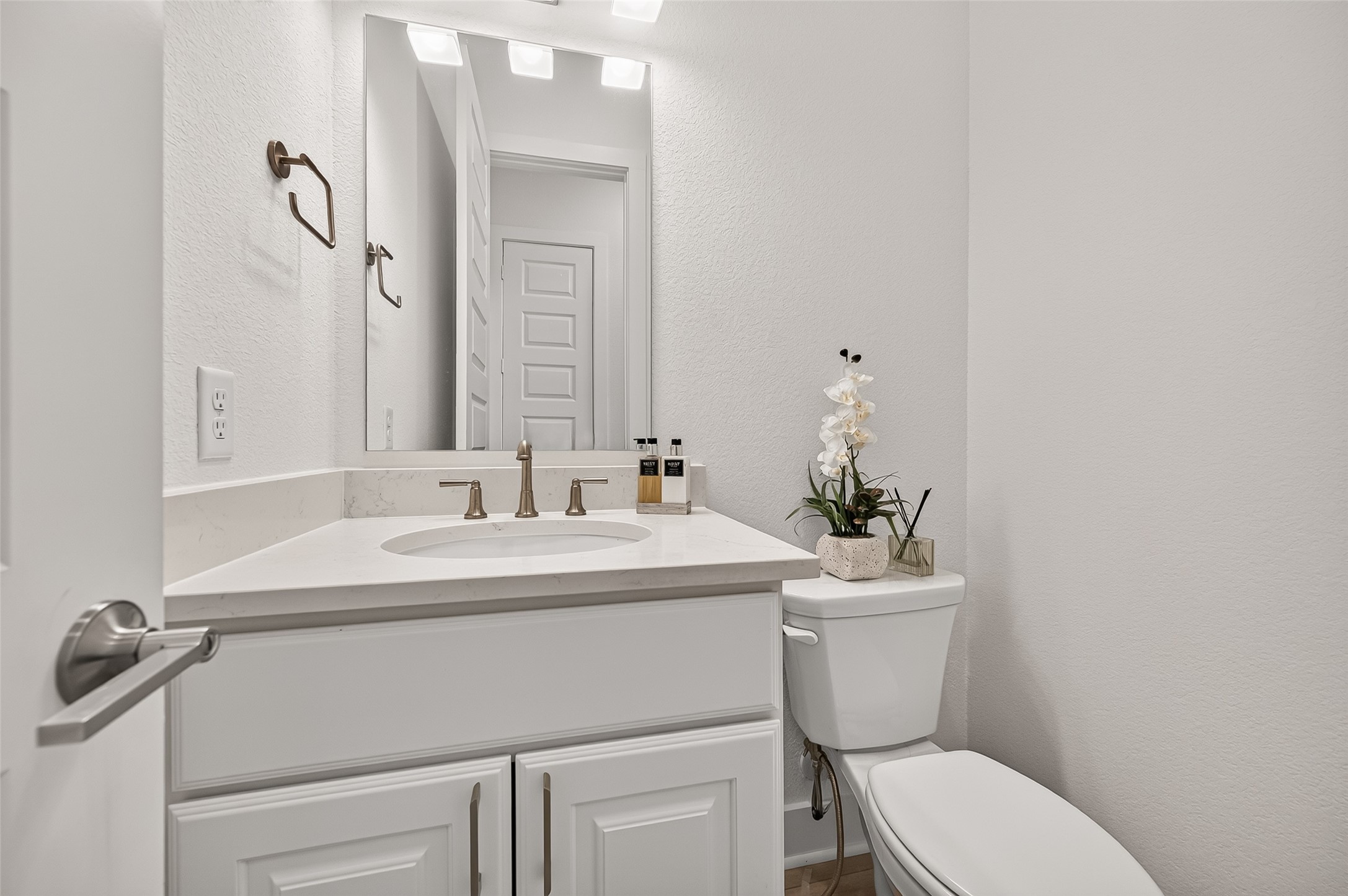 Downstairs half bath.